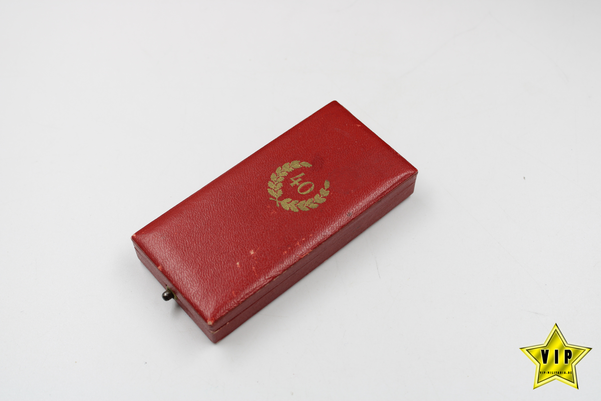 Treuedienst Ehrenzeichen in Gold 40 Jahre im Etui Hersteller Deschler & Sohn, München 