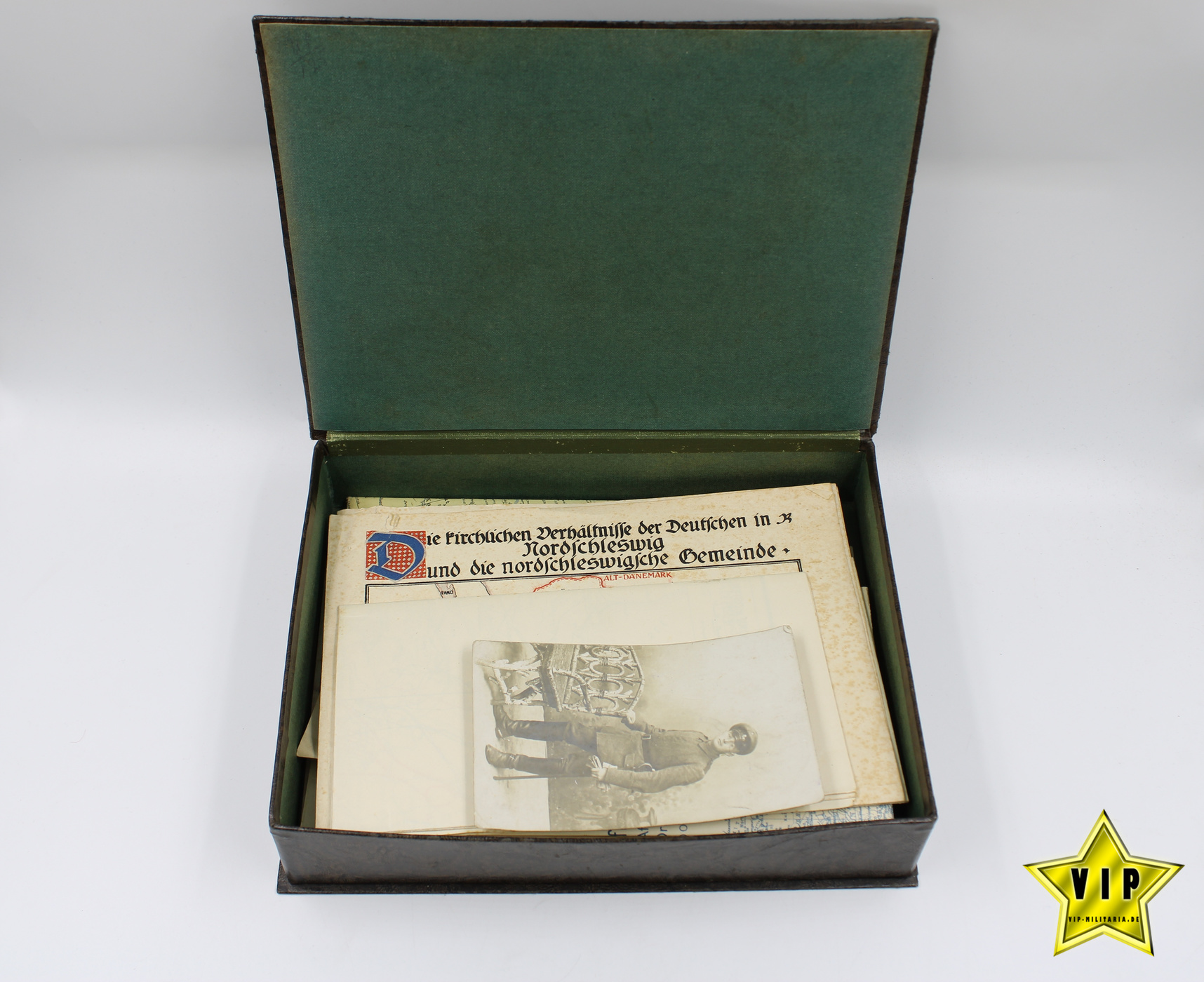 Aufbewahrungskiste Eisernes Kreuz 1914  "Aus grosser Zeit"