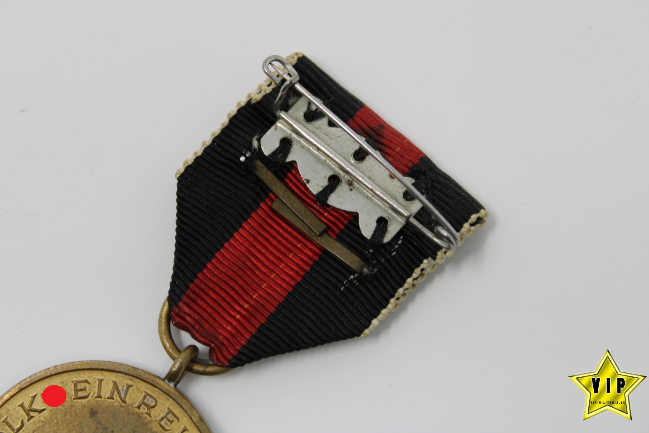 Anschluss Medaille 1. Oktober Sudetenland mit Prager Burg Auflage im Etui