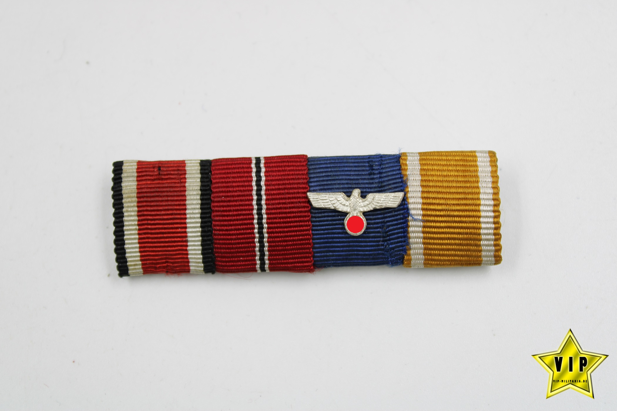 4-Fach Feldschnalle mit Bandspange Eisernes Kreuz 2. Klasse 1939