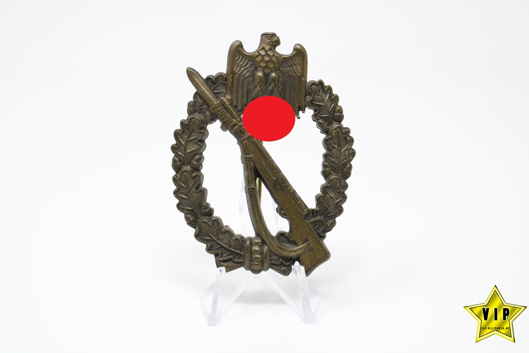 Infanterie Sturmabzeichen in Bronze Hersteller AS