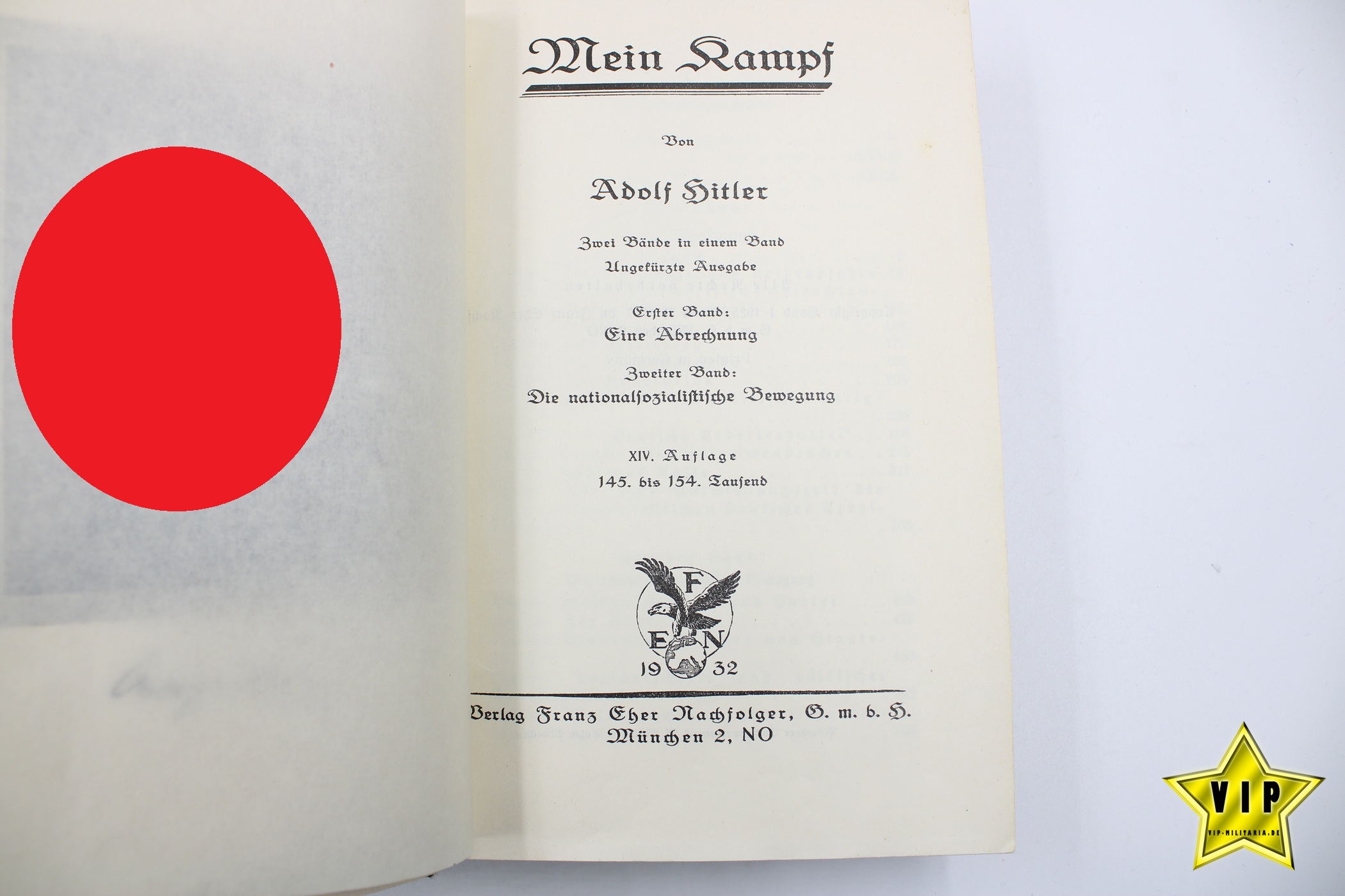 Mein Kampf 1932 Volksausgabe 