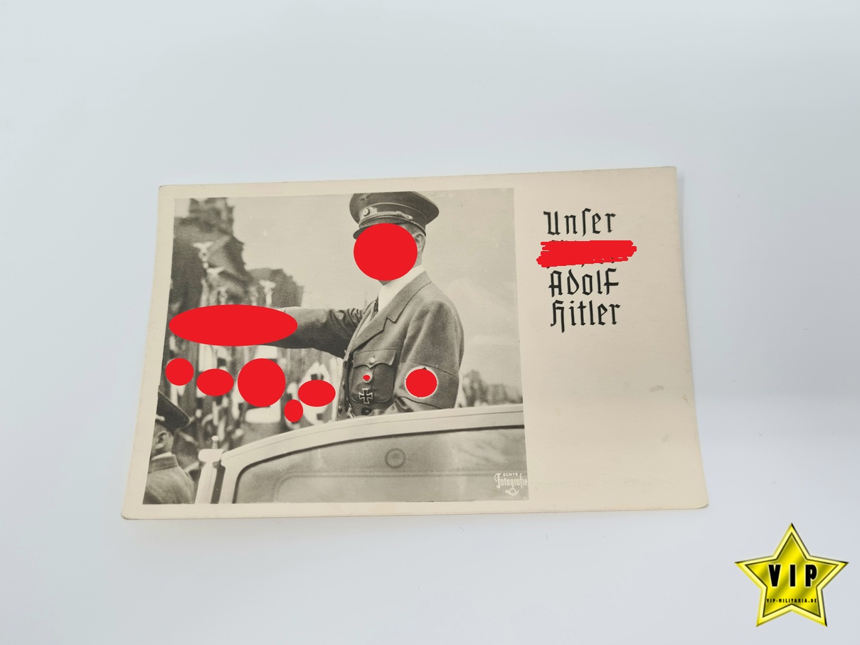 Postkarte Adolf Hitler