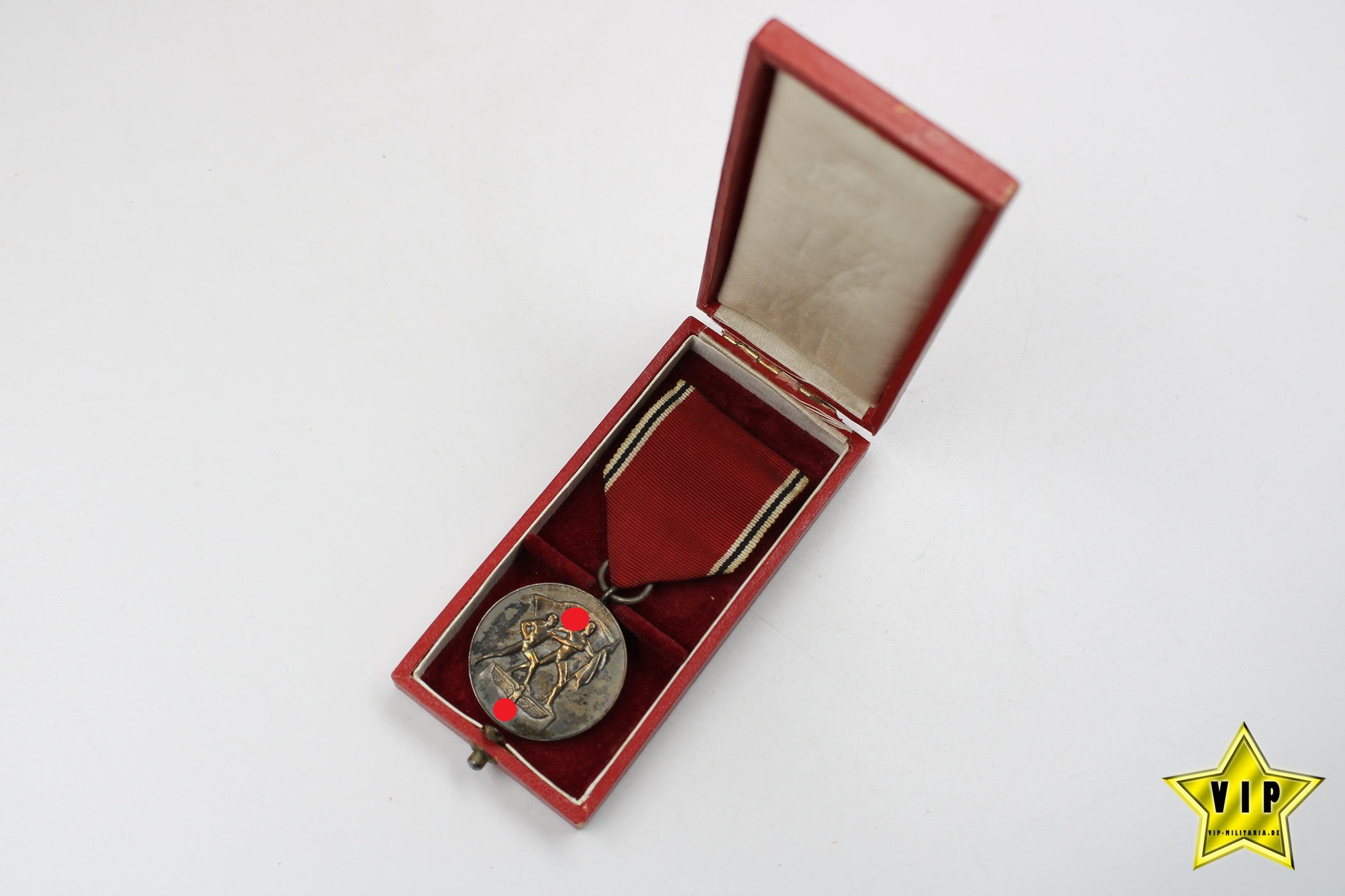 Anschluss Medaille 13. März 1938 Österreich im Verleihungsetui 
