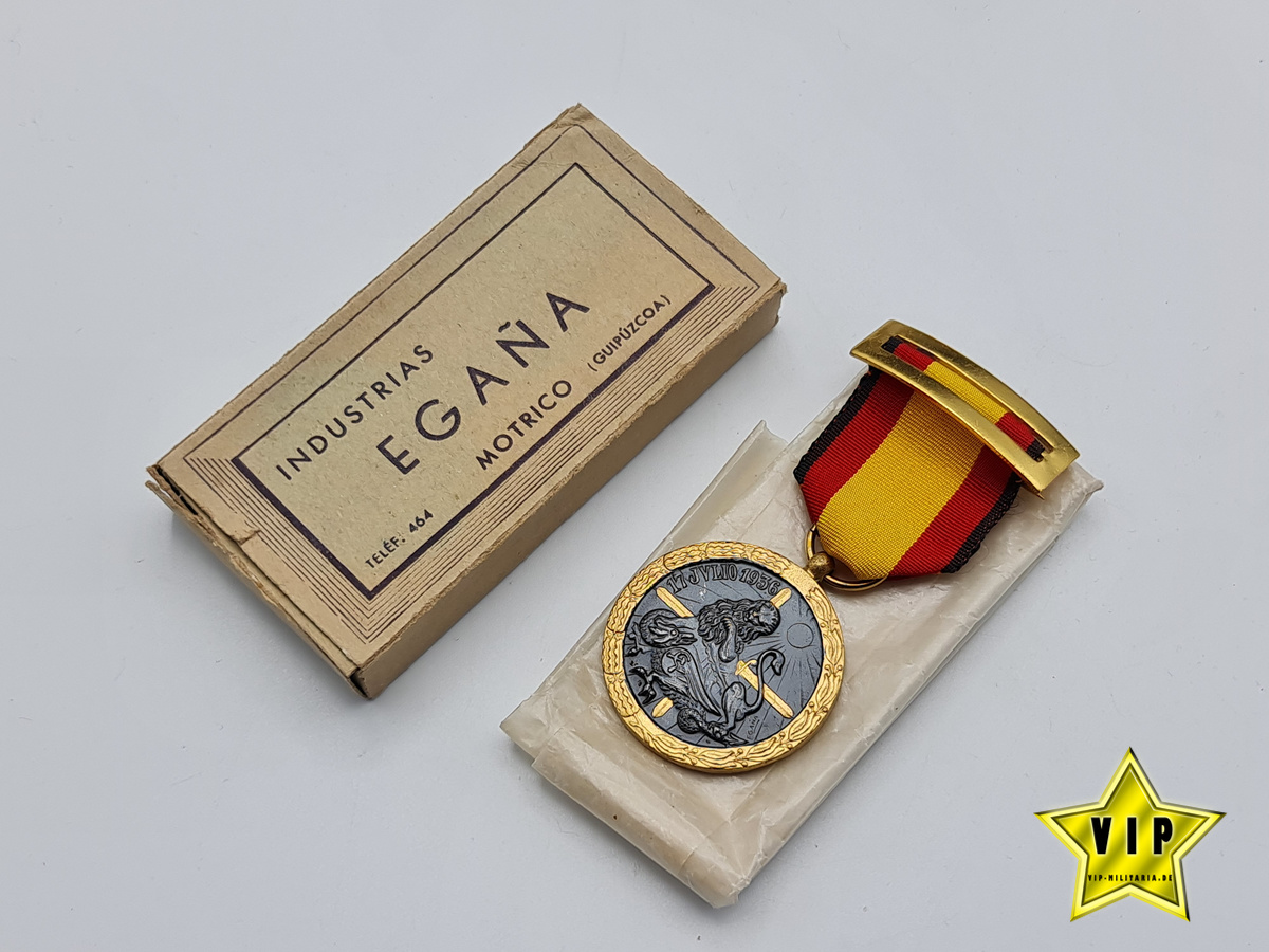 Erinnerungsmedaille an den Bürgerkrieg 1936 - 1939 Spanien der Legion Condor