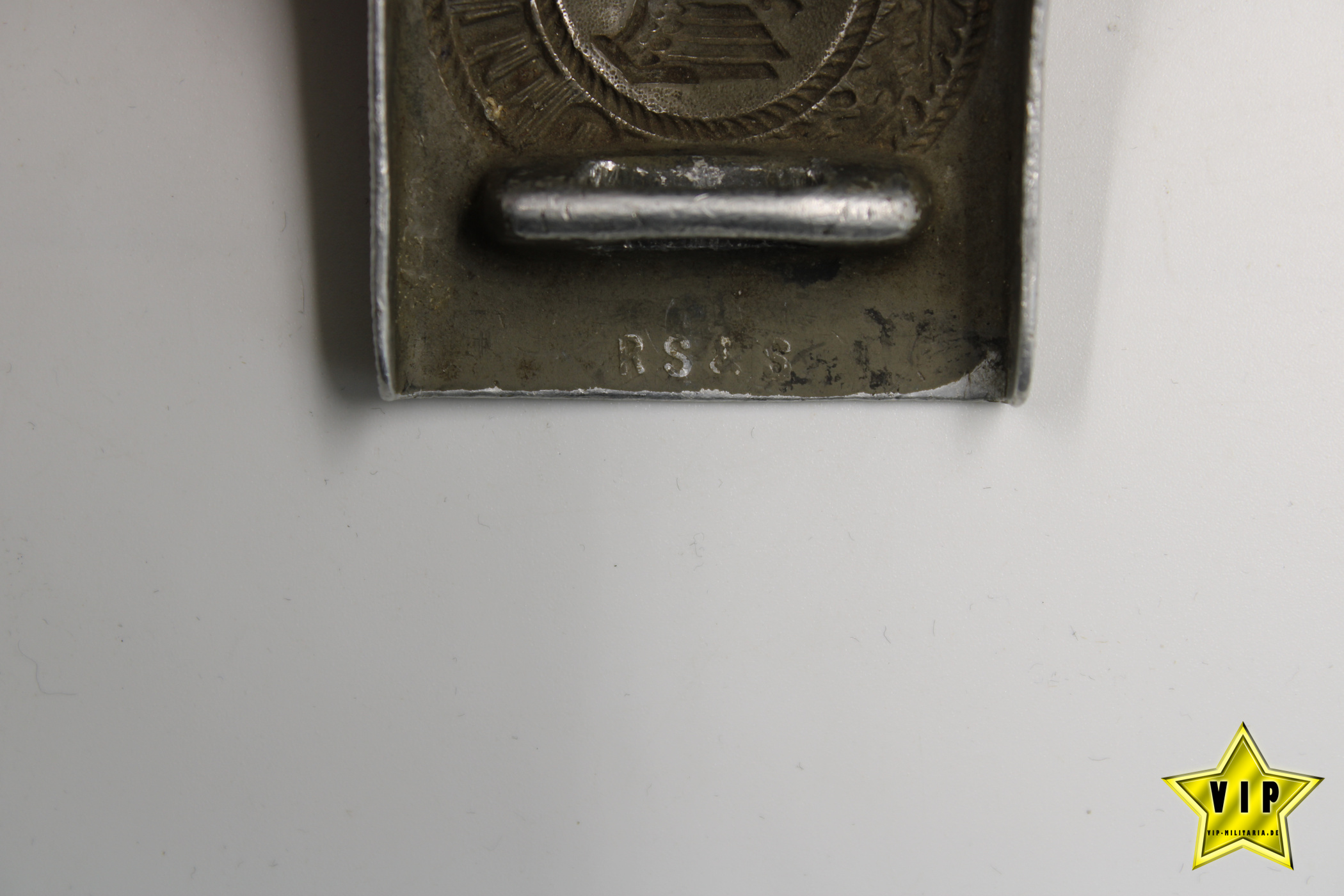 Wehrmacht Heer Koppelschloss mit Hersteller und Einheit