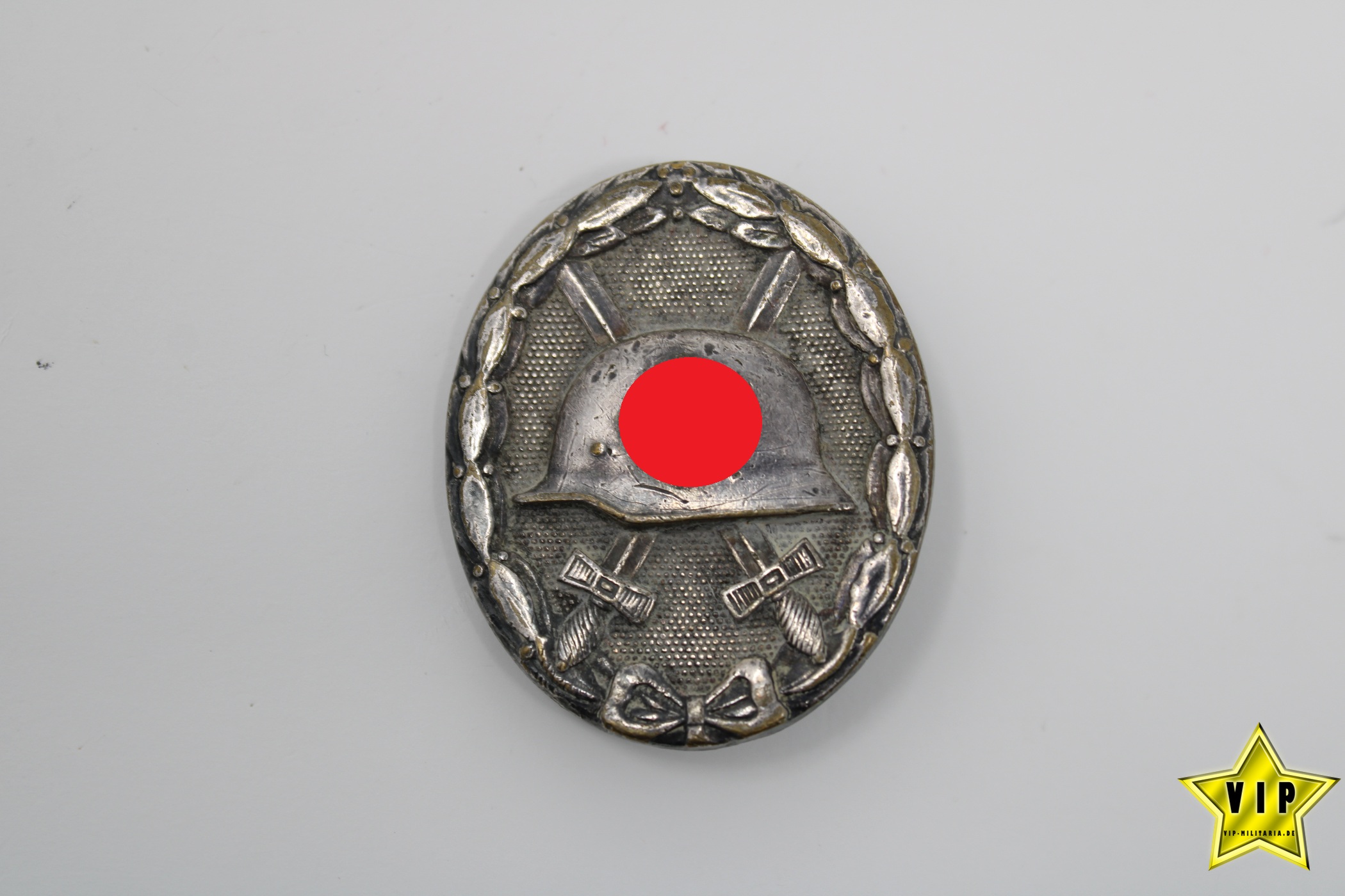 Verwundetenabzeichen in Silber im Etui