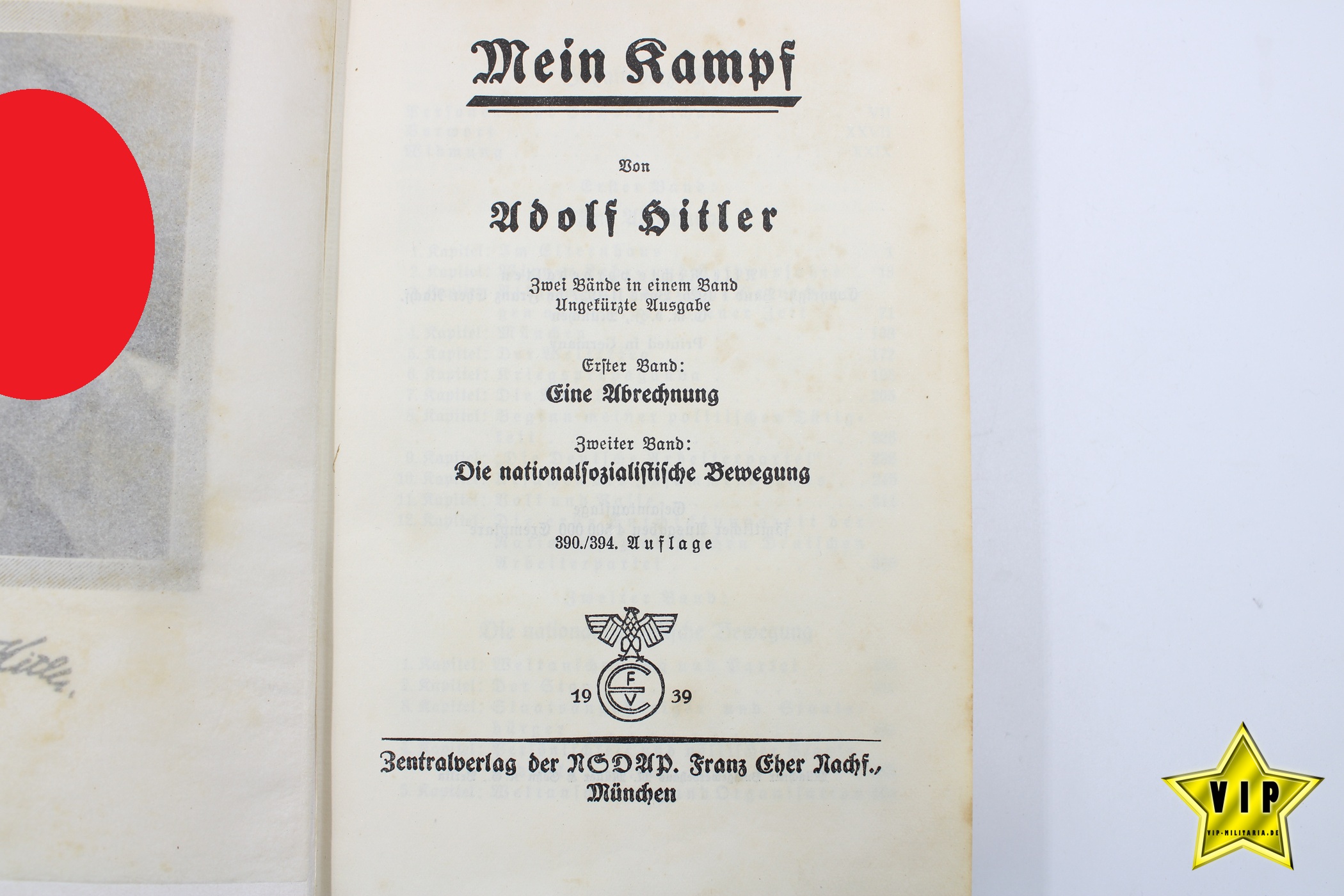 Mein Kampf 1939 mit Goldschnitt