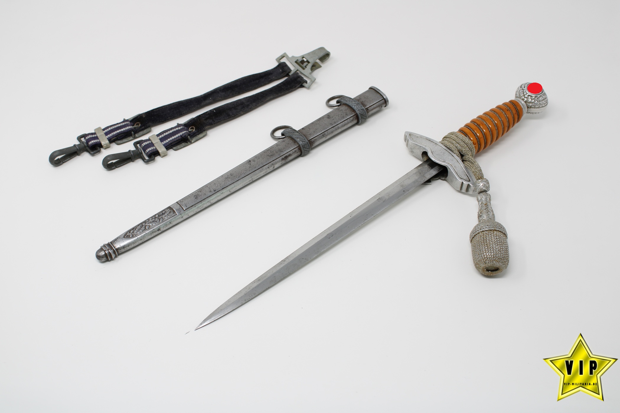 WEHRMACHT LUFTWAFFE OFFIZIERSDOLCH EICKHORN, SOLINGEN KOMPLETT