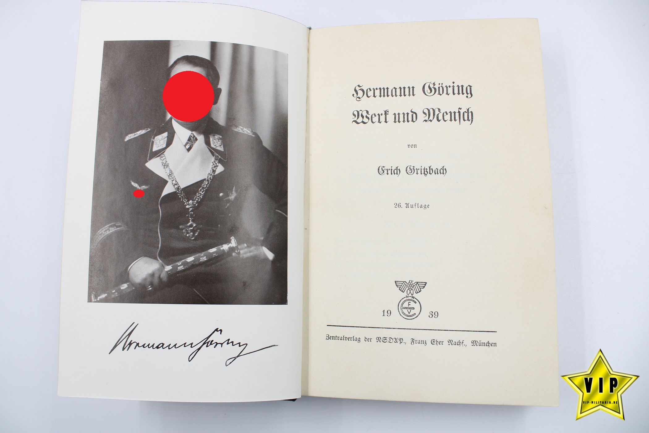 Hermann Göring Werk und Mensch 1939