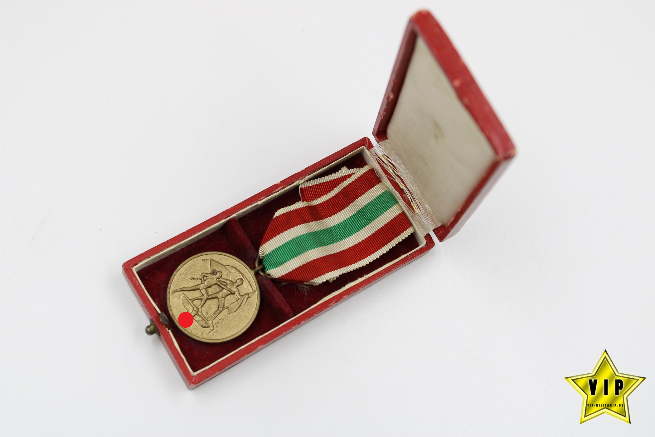 Memelland Medaille 1939 Hersteller H.C. im Etui