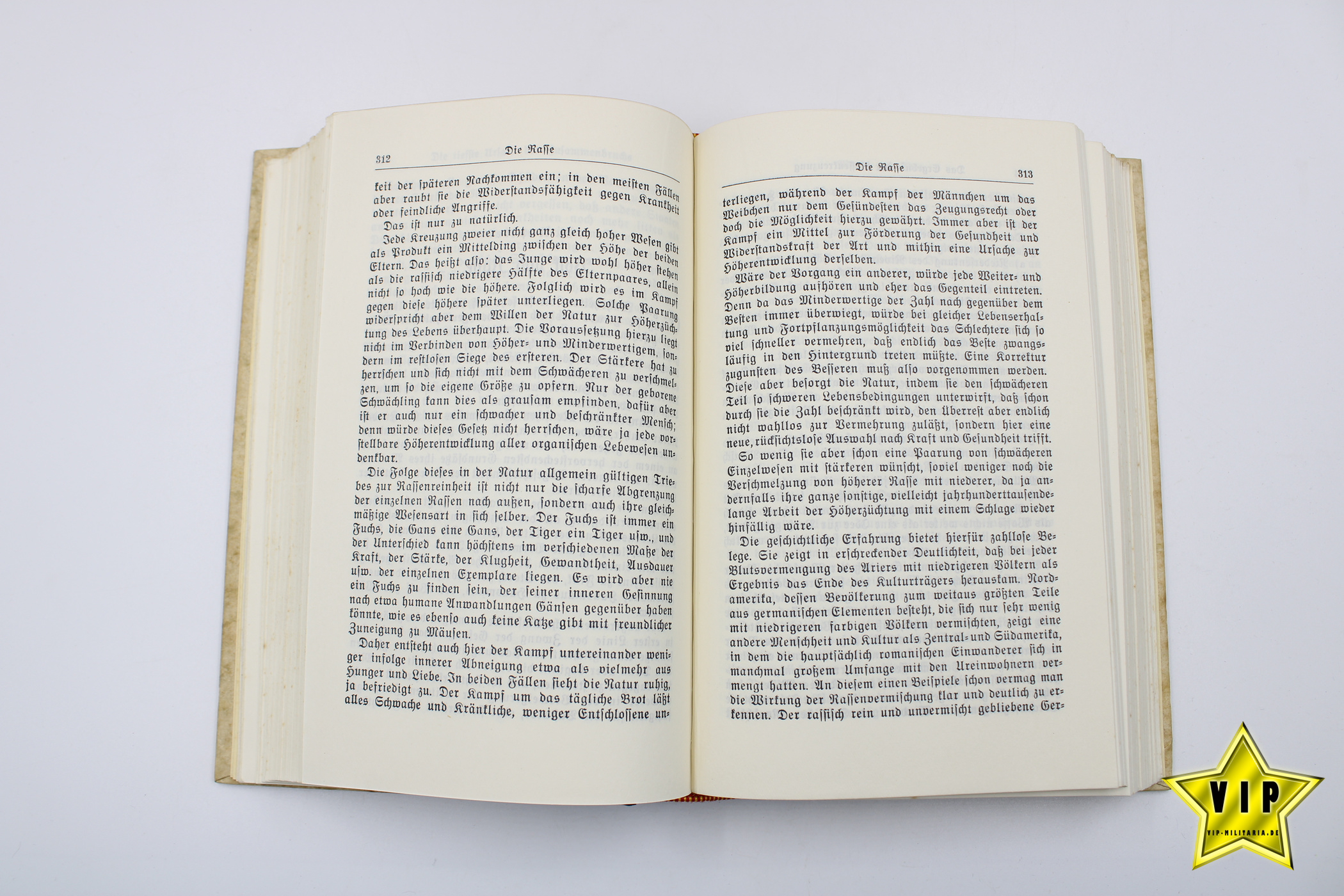 Mein Kampf 1939 im Schuber mit Goldschnitt