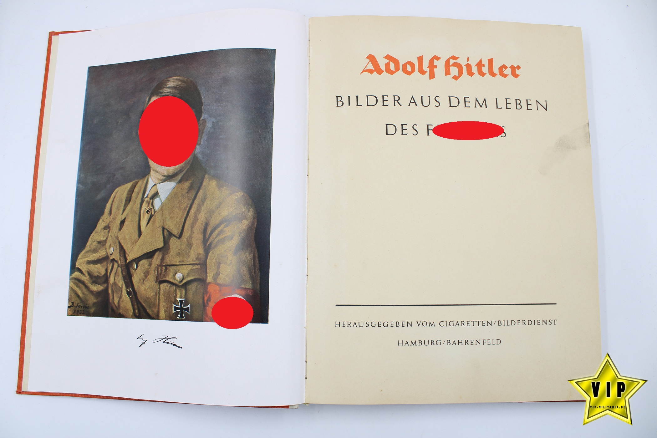 Sammelbilderalbum Adolf Hitler 