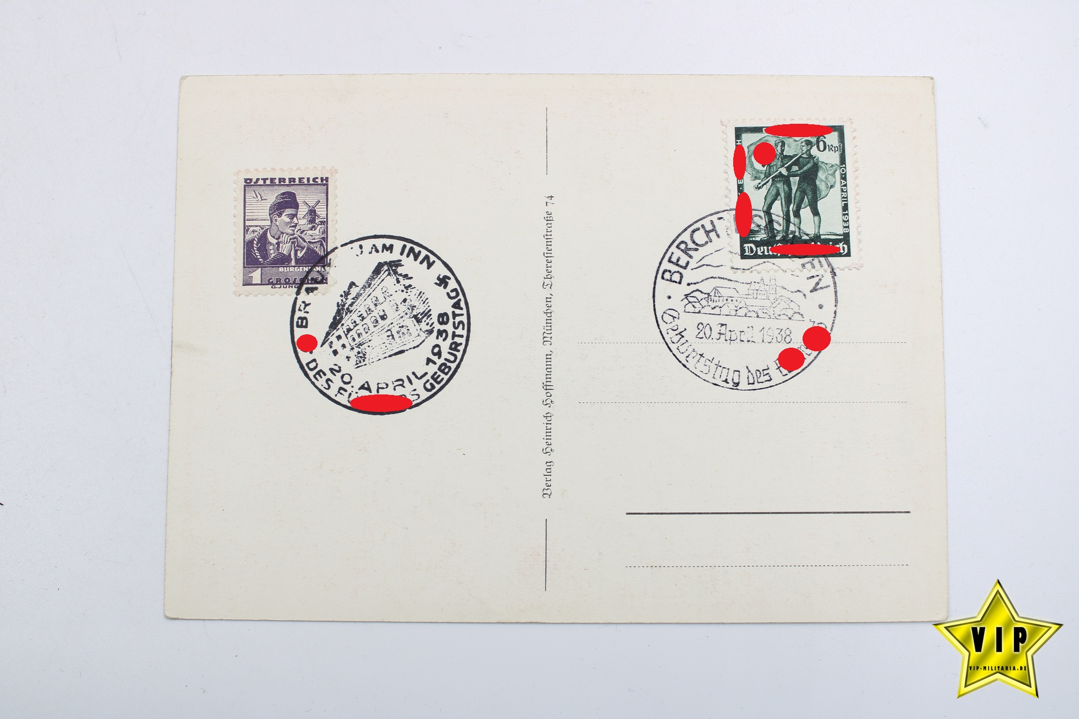 Postkarte Adolf Hitler Berchtesgaden