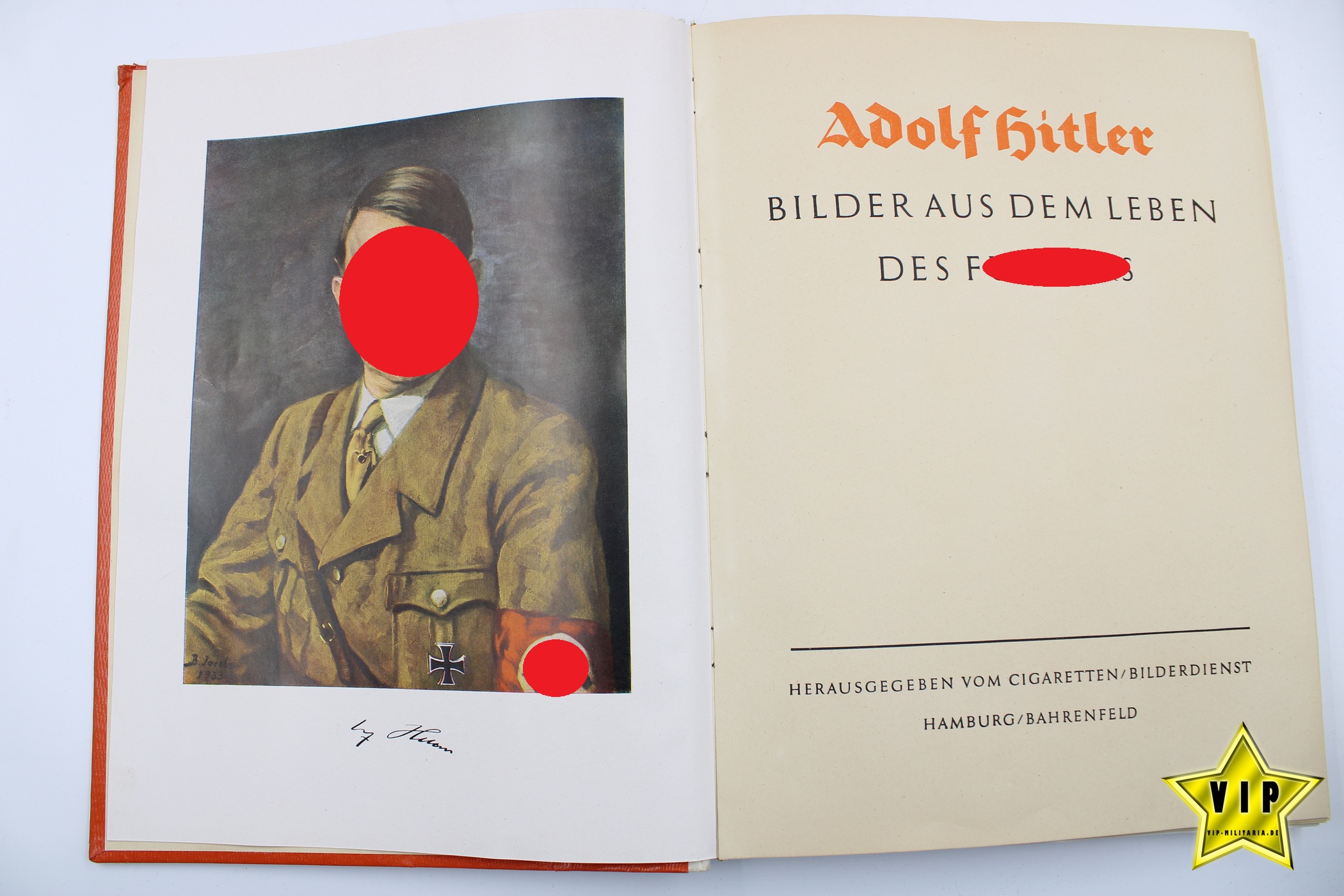 Sammelbilderalbum Adolf Hitler 