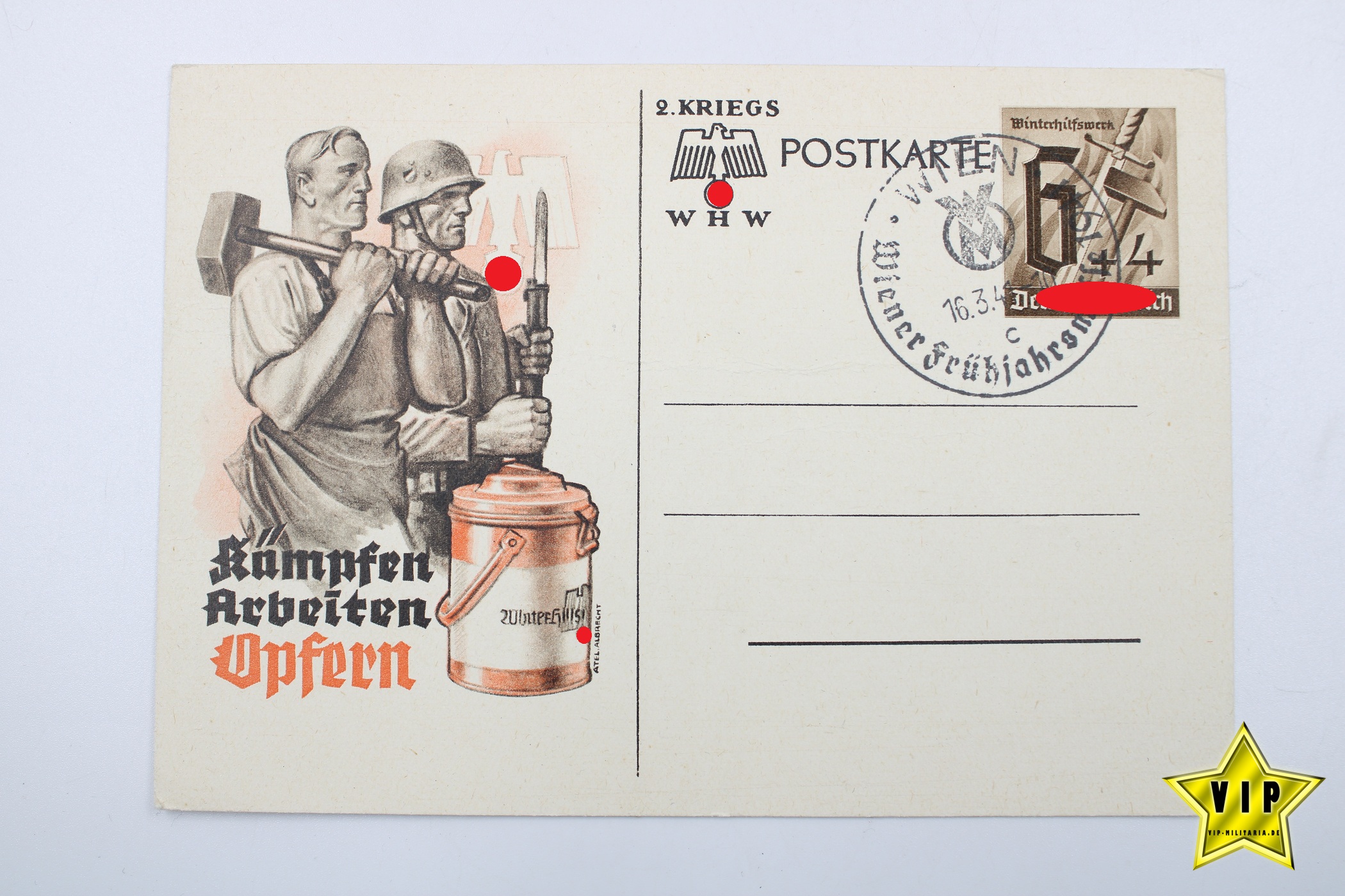 Postkarte WHW