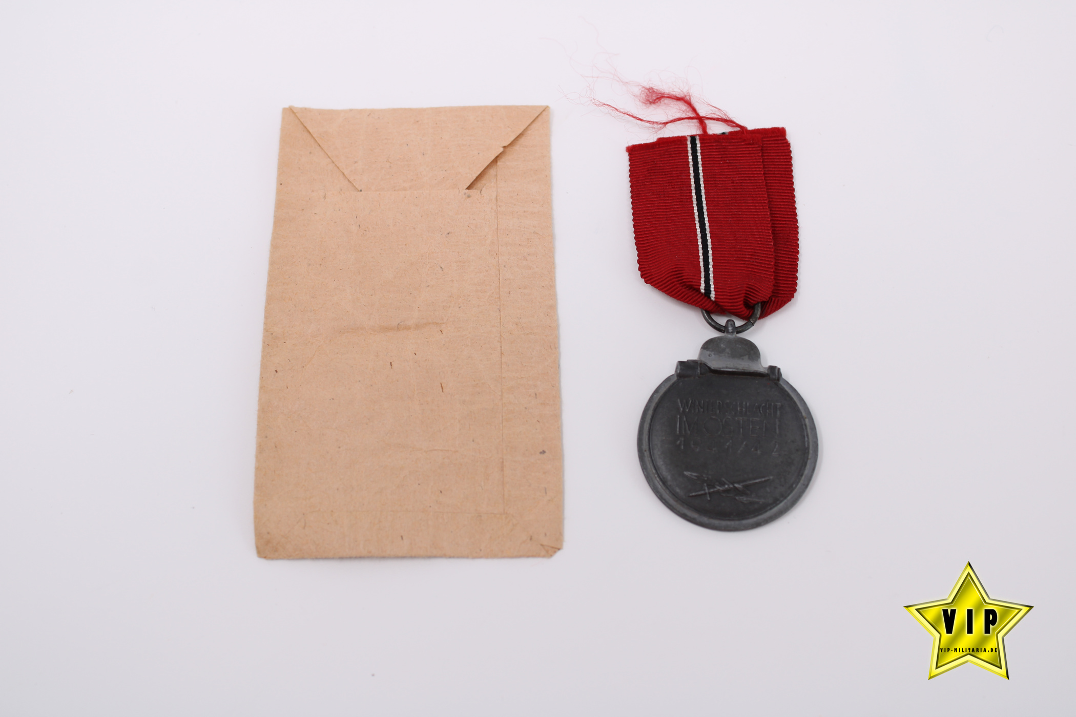 WEHRMACHT OSTMEDAILLE + URKUNDE