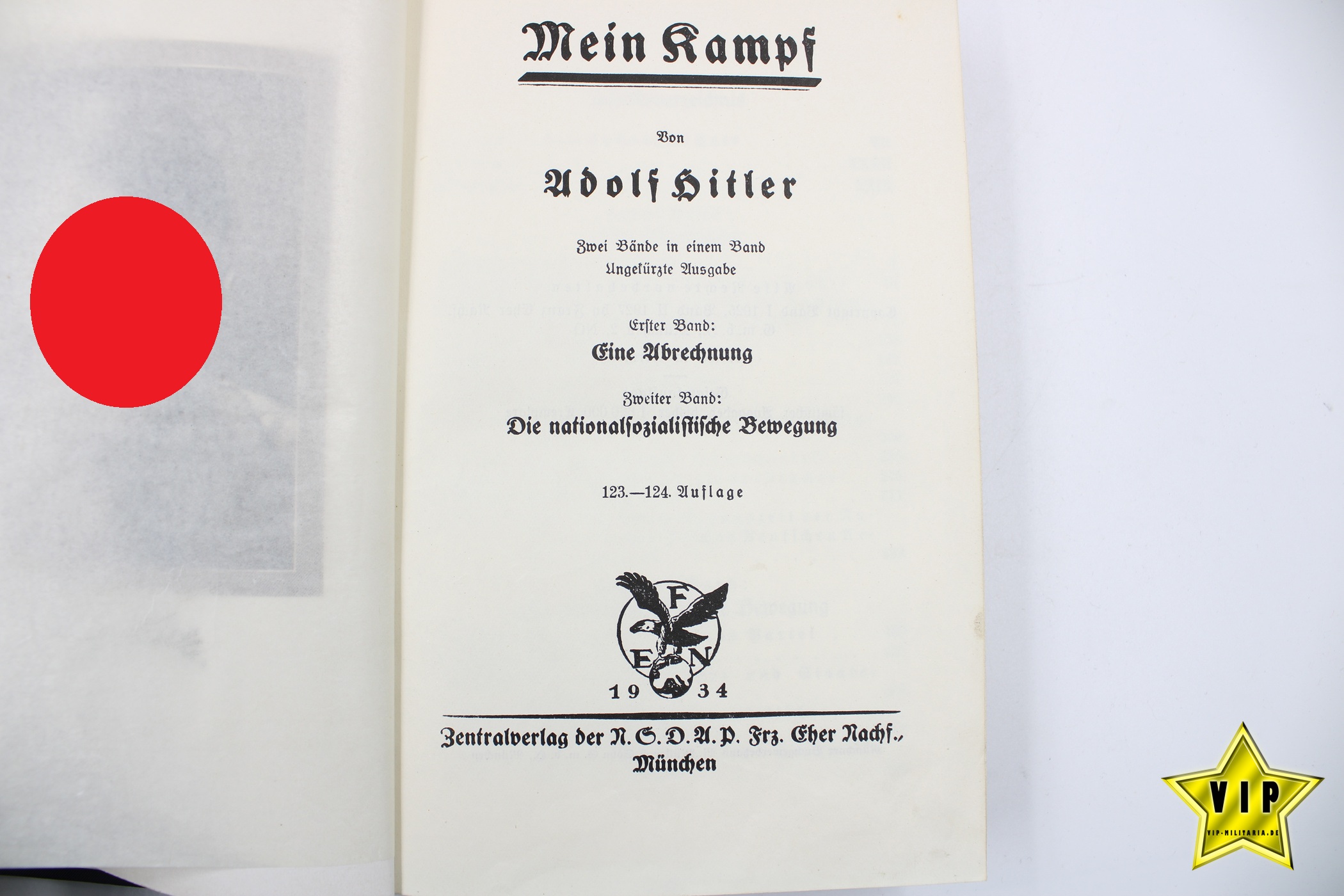 Mein Kampf 1934 Volksausgabe 