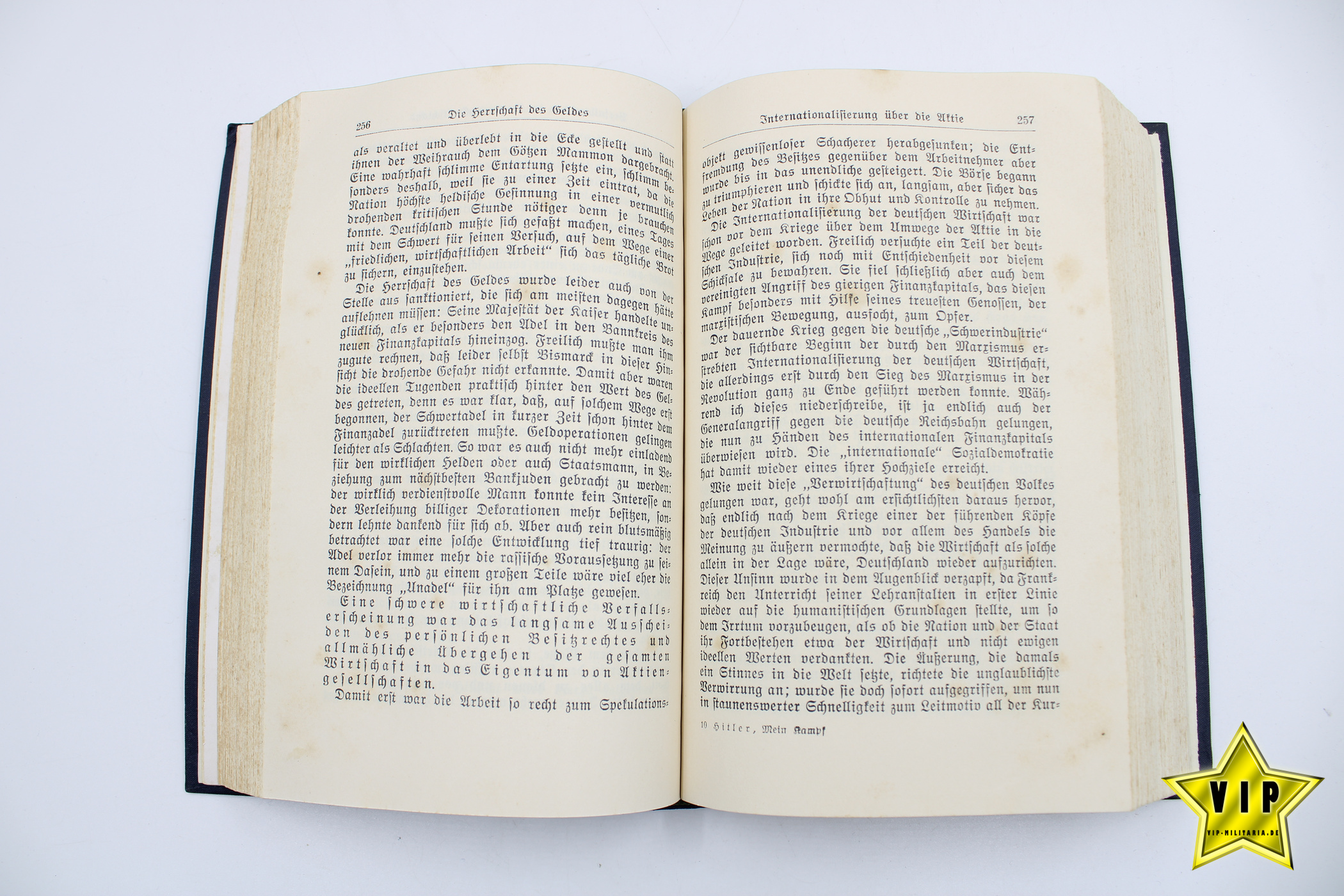 Mein Kampf 1935 Volksausgabe mit Widmung