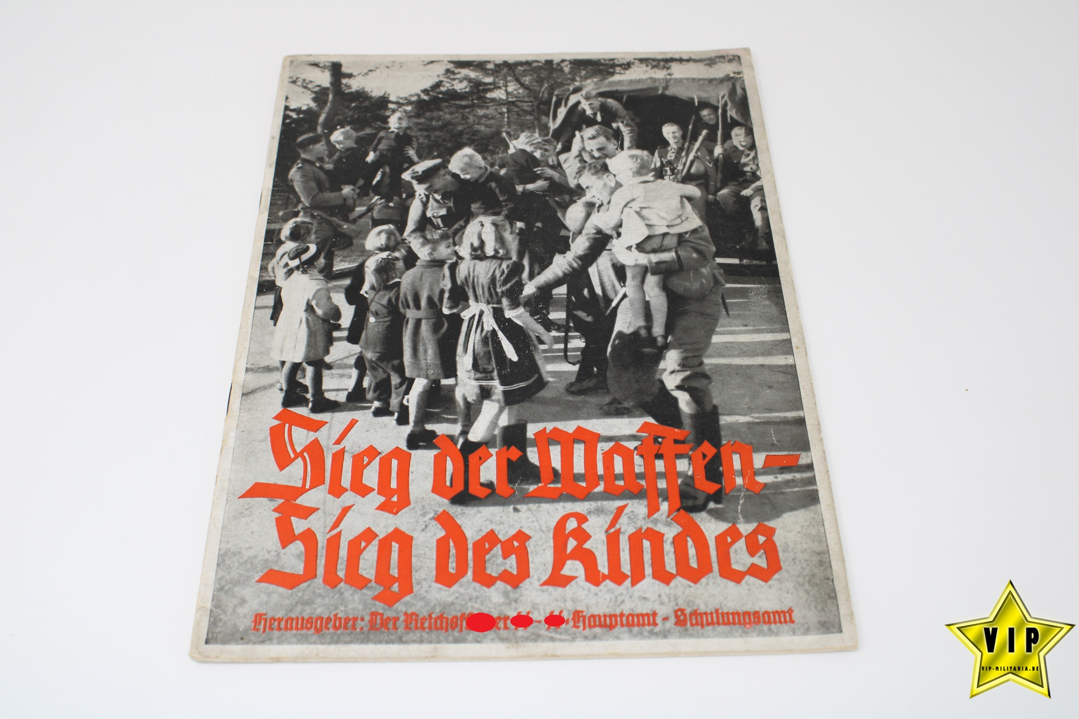 Broschüre Sieg der Waffen Sieg des Kindes