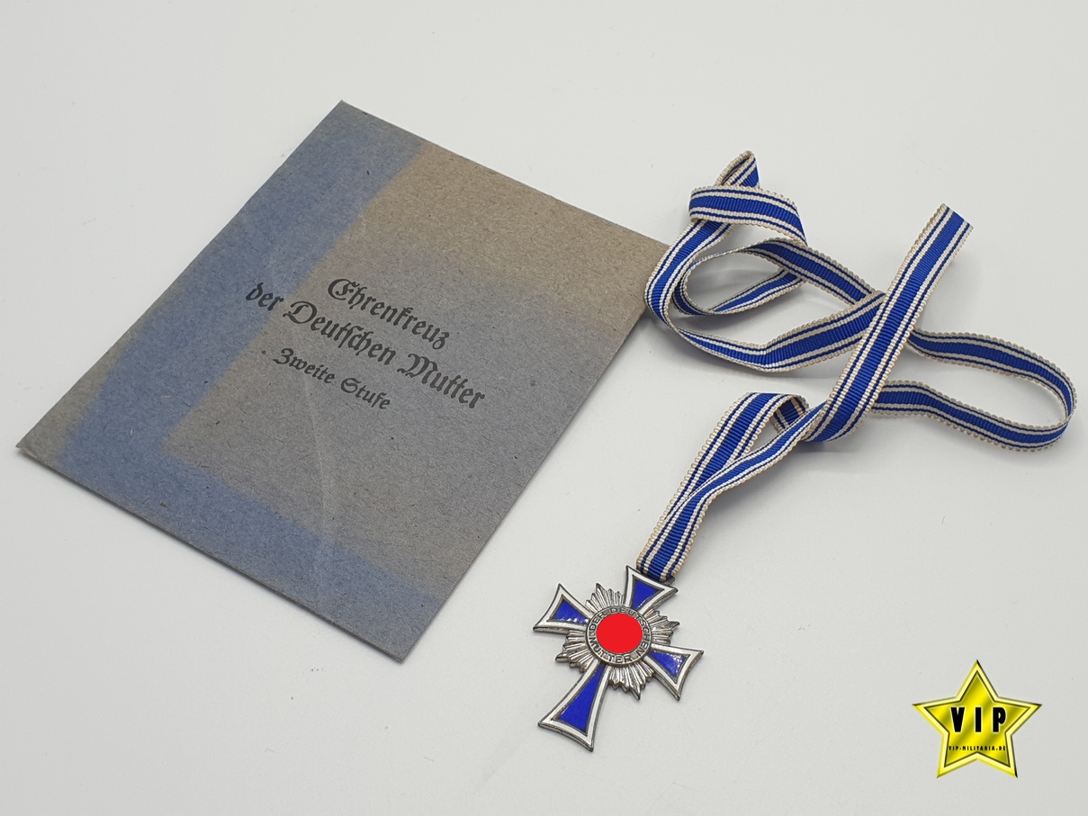 Mutterkreuz in Silber + Verleihungstüte