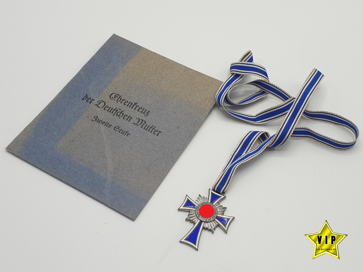 Mutterkreuz in Silber + Verleihungstüte Mutterkreuz in Silber + Verleihungstüte