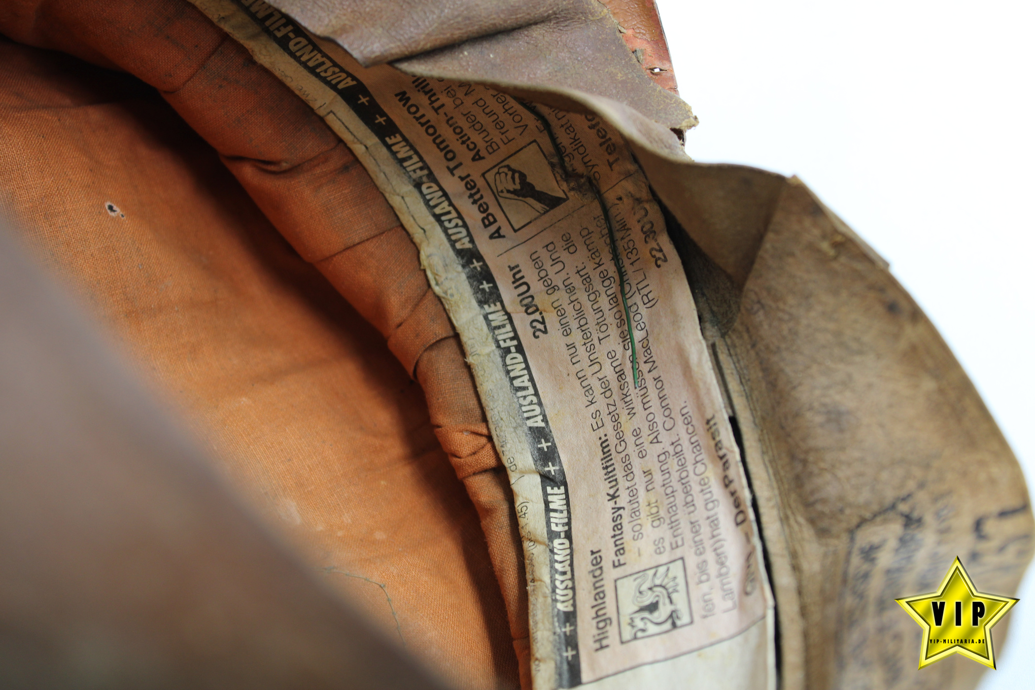 Infanterie Offizier Schirmmütze Dachbodenfund