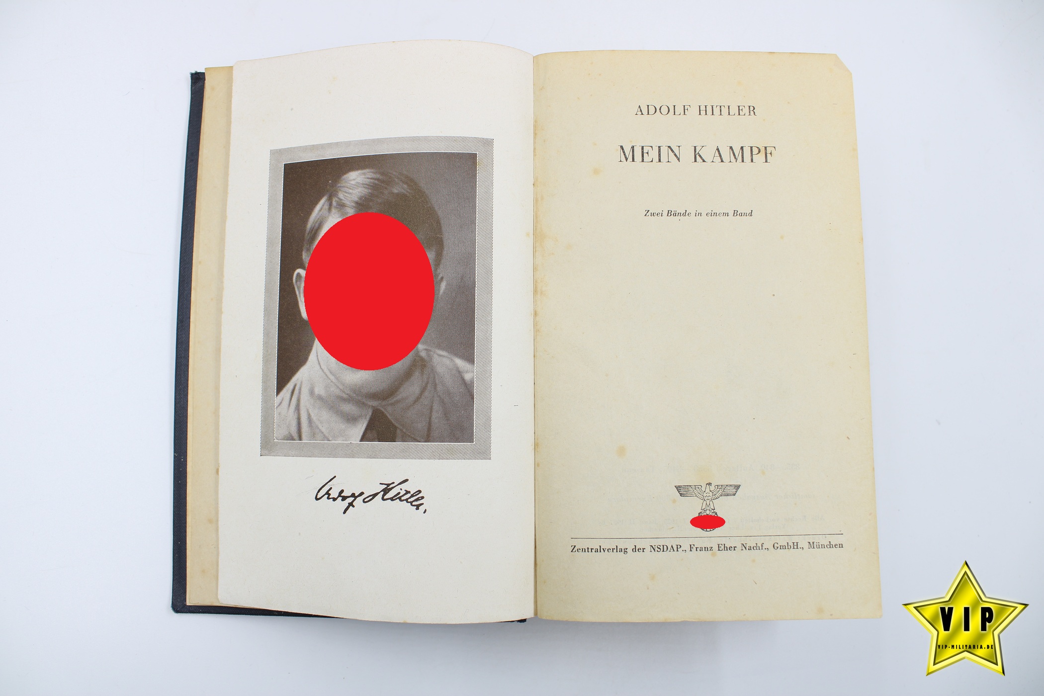 Mein Kampf Volskausgabe in Lateinschrift ohne Jahrgang