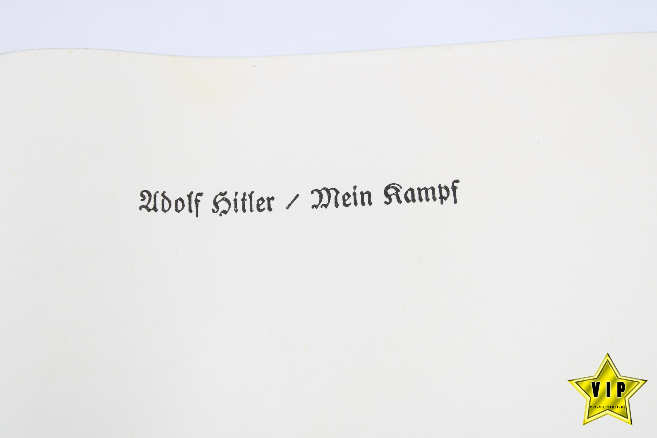 Mein Kampf 1939 Hochzeitsausgabe mit Stadtwappen München und Widmung