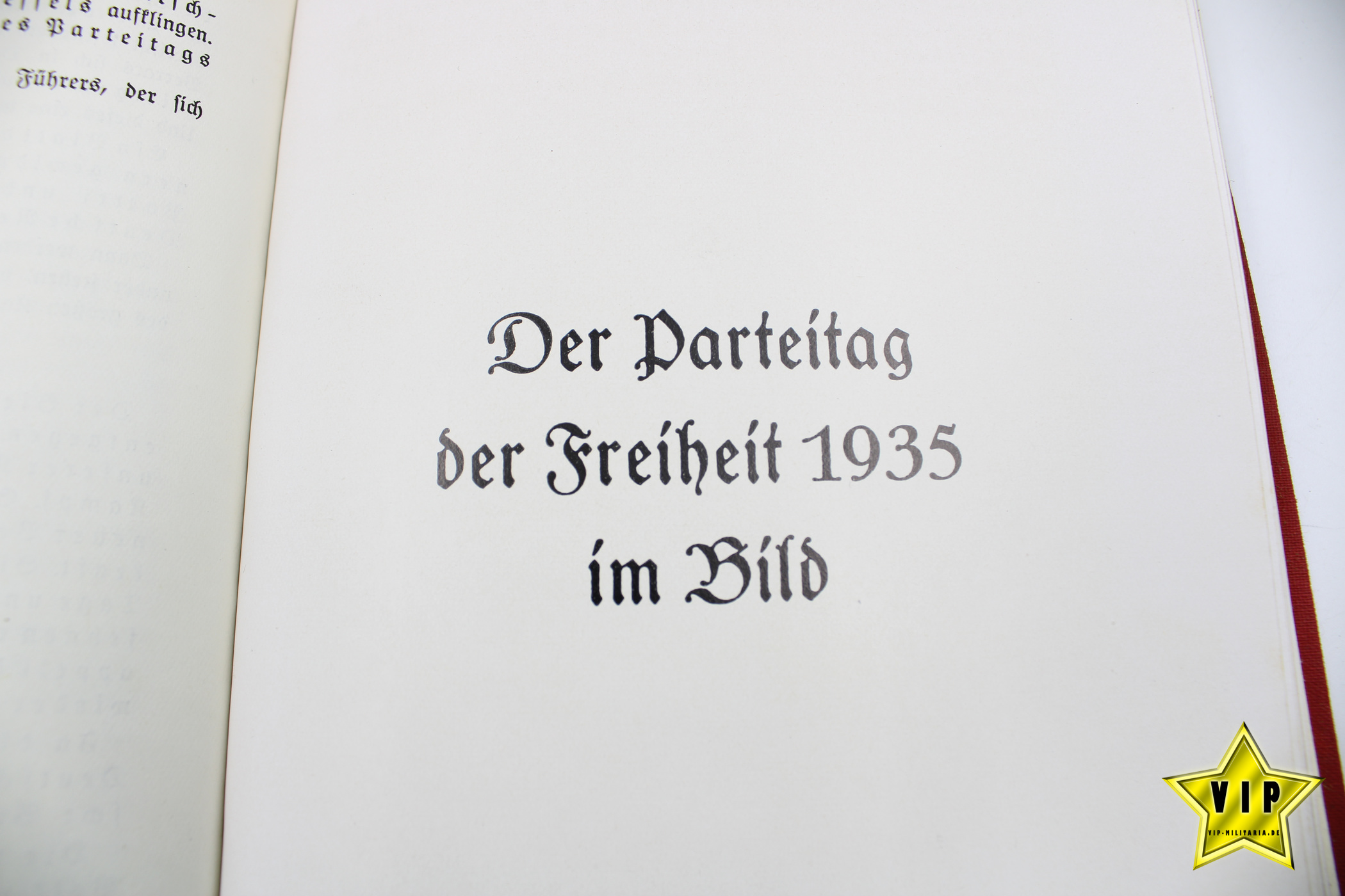 Der Parteitag der Freiheit 1935 Buch der Reichsparteitage