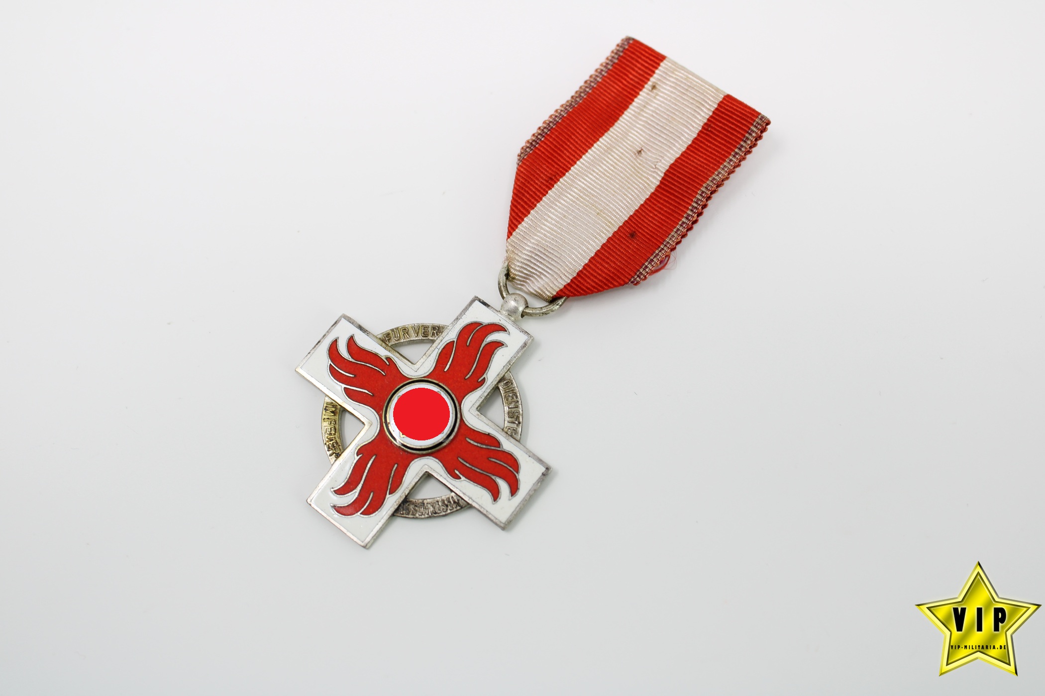 Feuerwehr Ehrenzeichen 2. Stufe mit Hersteller