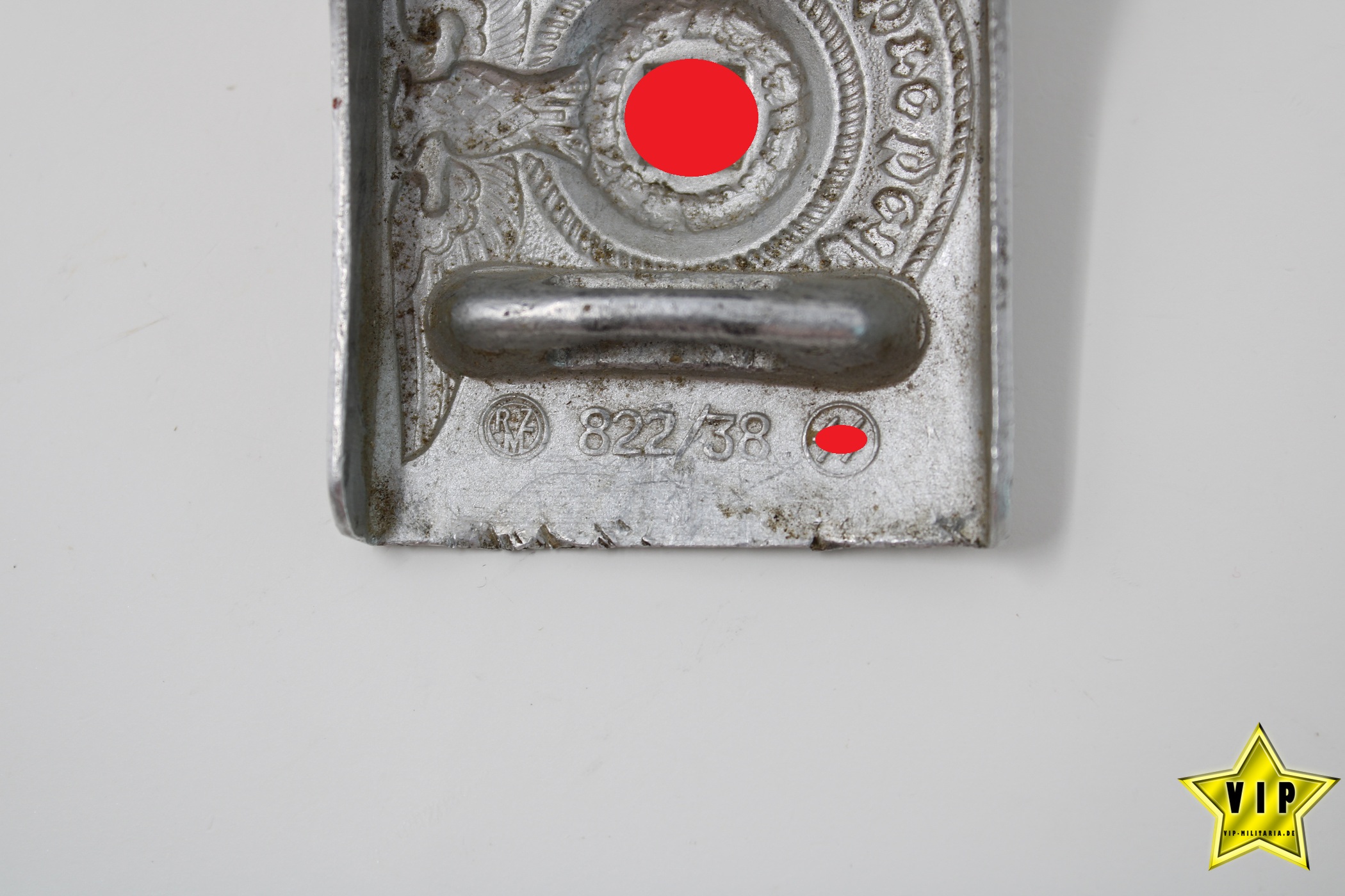 SS Koppelschloss Hersteller RZM 822/38 SS