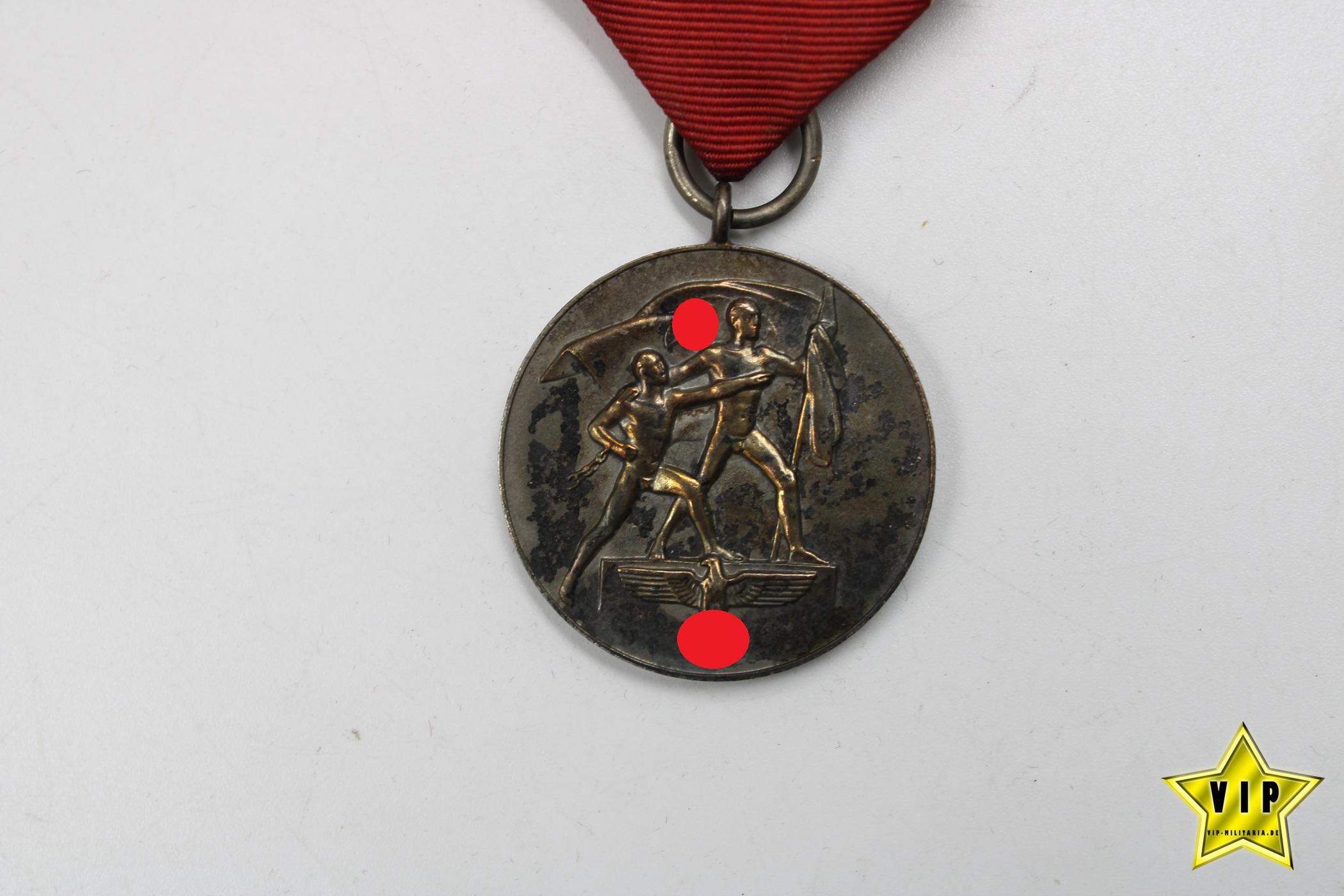 Anschluss Medaille 13. März 1938 Österreich im Verleihungsetui 