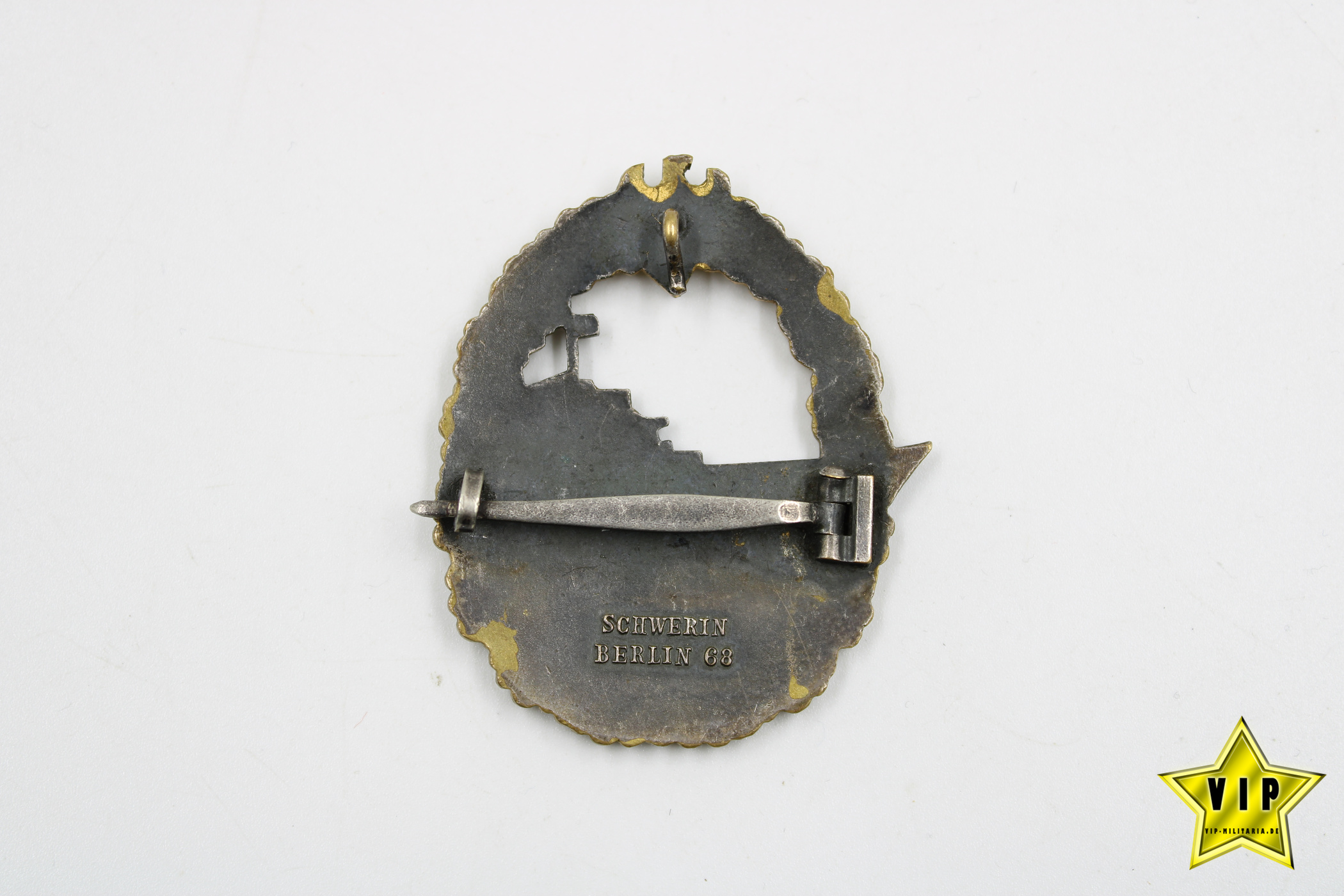 Zerstörerkriegsabzeichen der Kriegsmarine Hersteller Schwerin Berlin