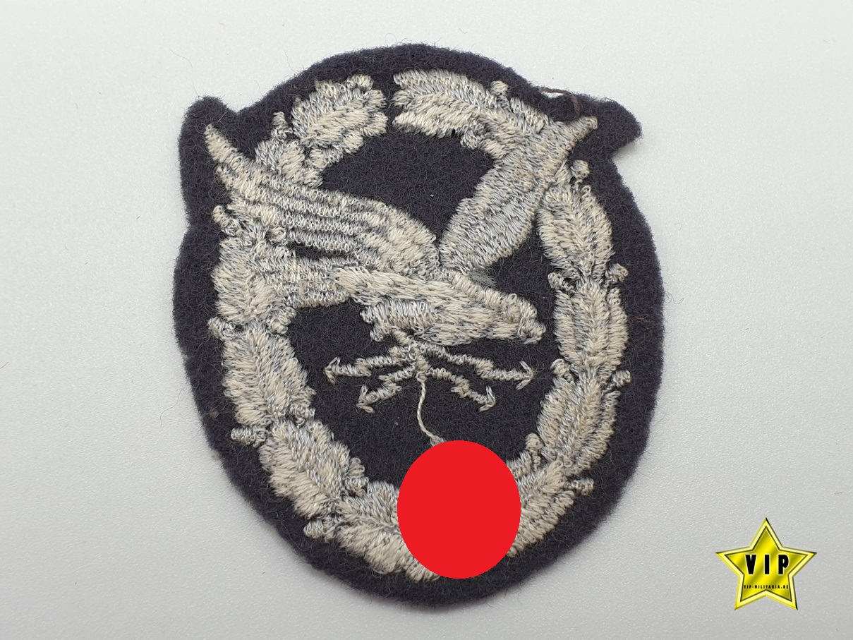 Fliegerschützenabzeichen der Luftwaffe mit Blitzbündel