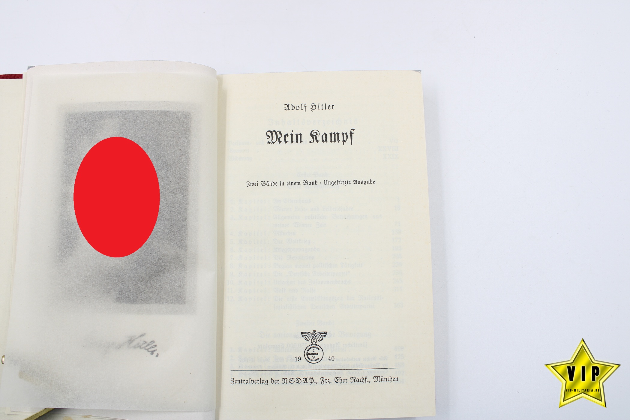 Mein Kampf 1940 Tornisterausgabe im Schuber