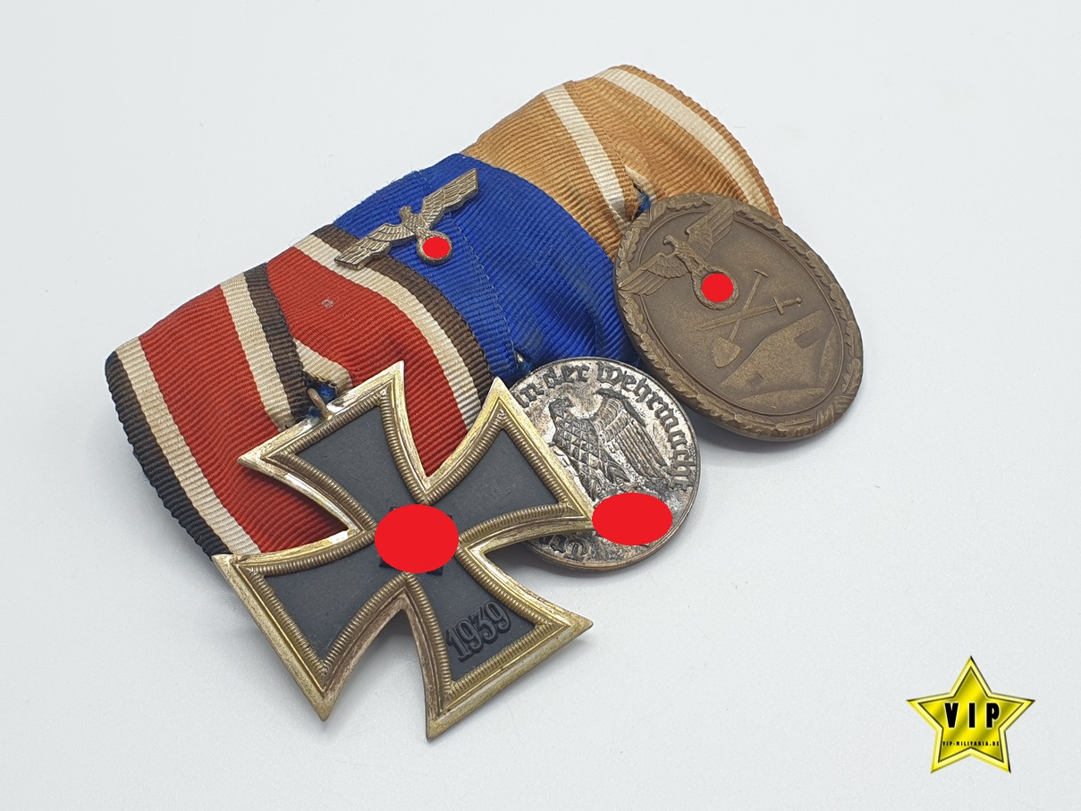 Dreier- Feldspange Wehrmacht EK2 Dreier- Feldspange Wehrmacht EK2