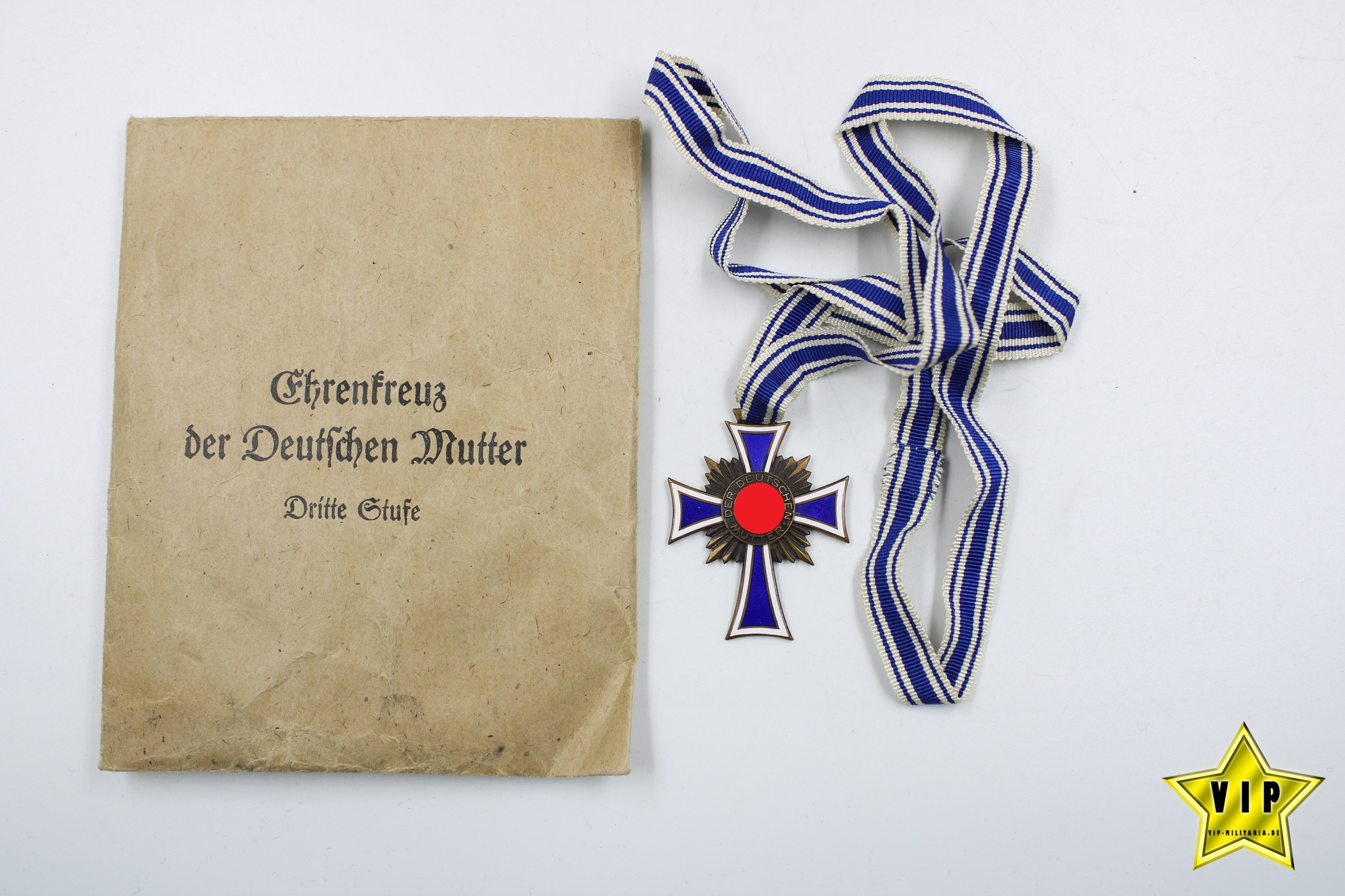 Mutterkreuz Bronze in Verleihungstüte 