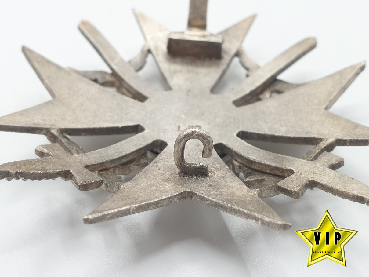 Spanienkreuz mit Schwertern in Silber Hersteller L/13 Spanienkreuz mit Schwertern in Silber Hersteller L/13