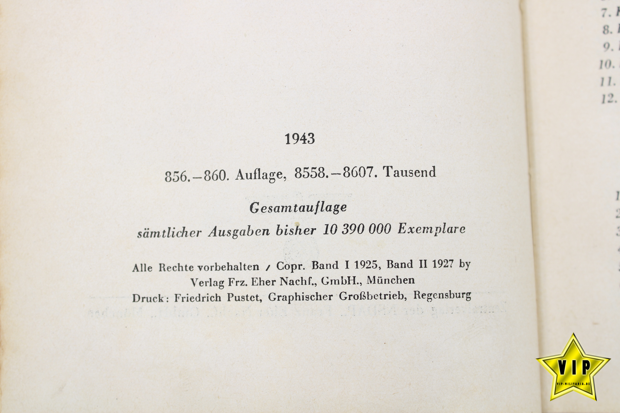 Mein Kampf 1943 Lateinschrift
