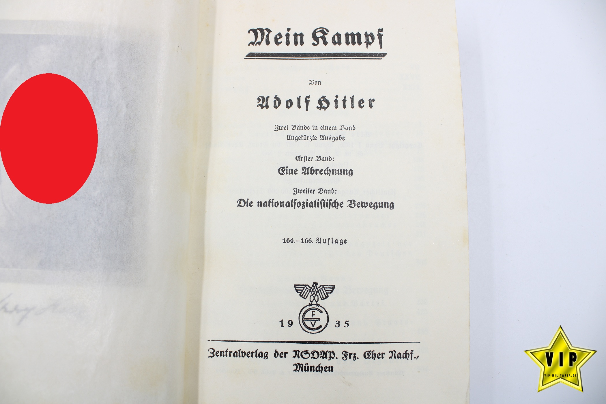 Mein Kampf 1935 Volksausgabe 