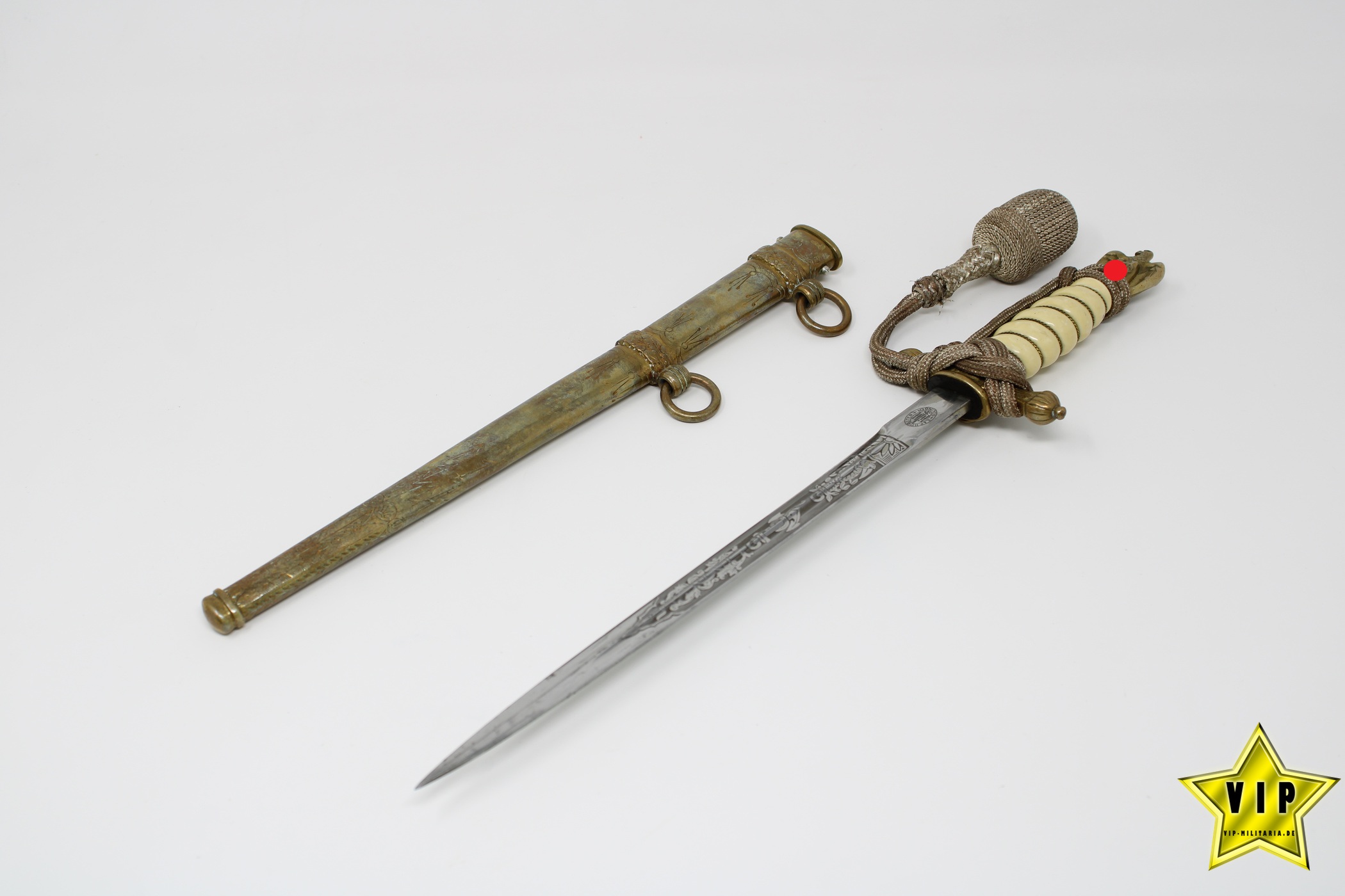 Wehrmacht Marine Offiziersdolch E. & F. Hörster, Solingen