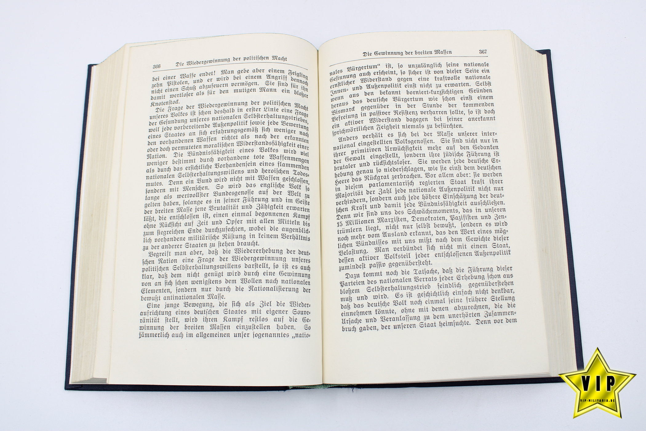 Mein Kampf 1941 Jubiläumsausgabe mit Schutzumschlag