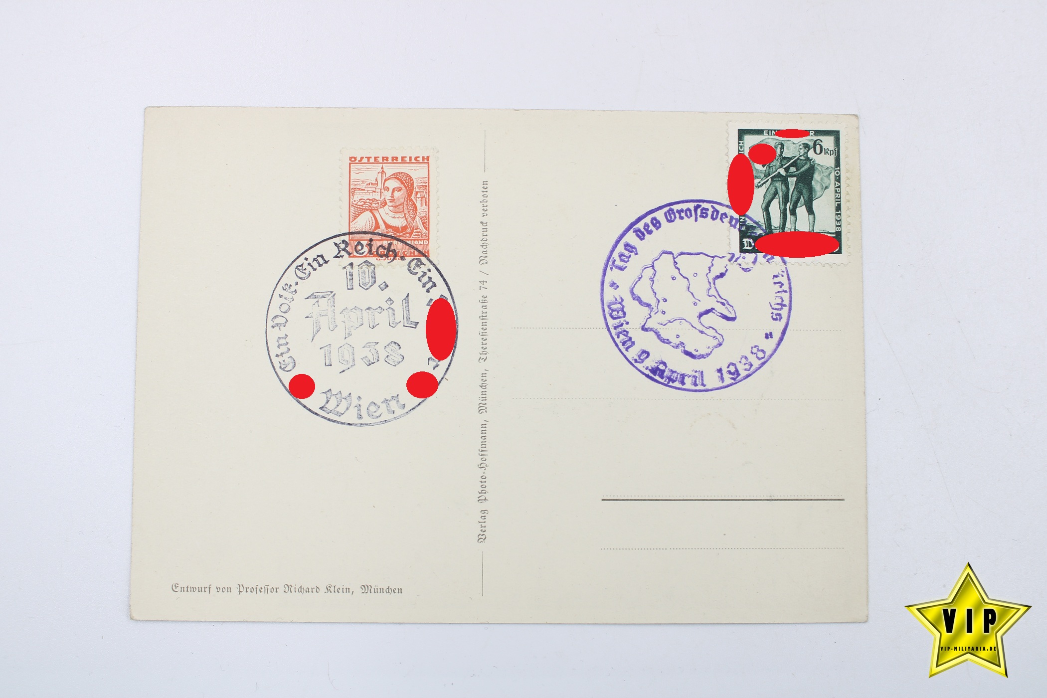 Postkarte Adolf Hitler
