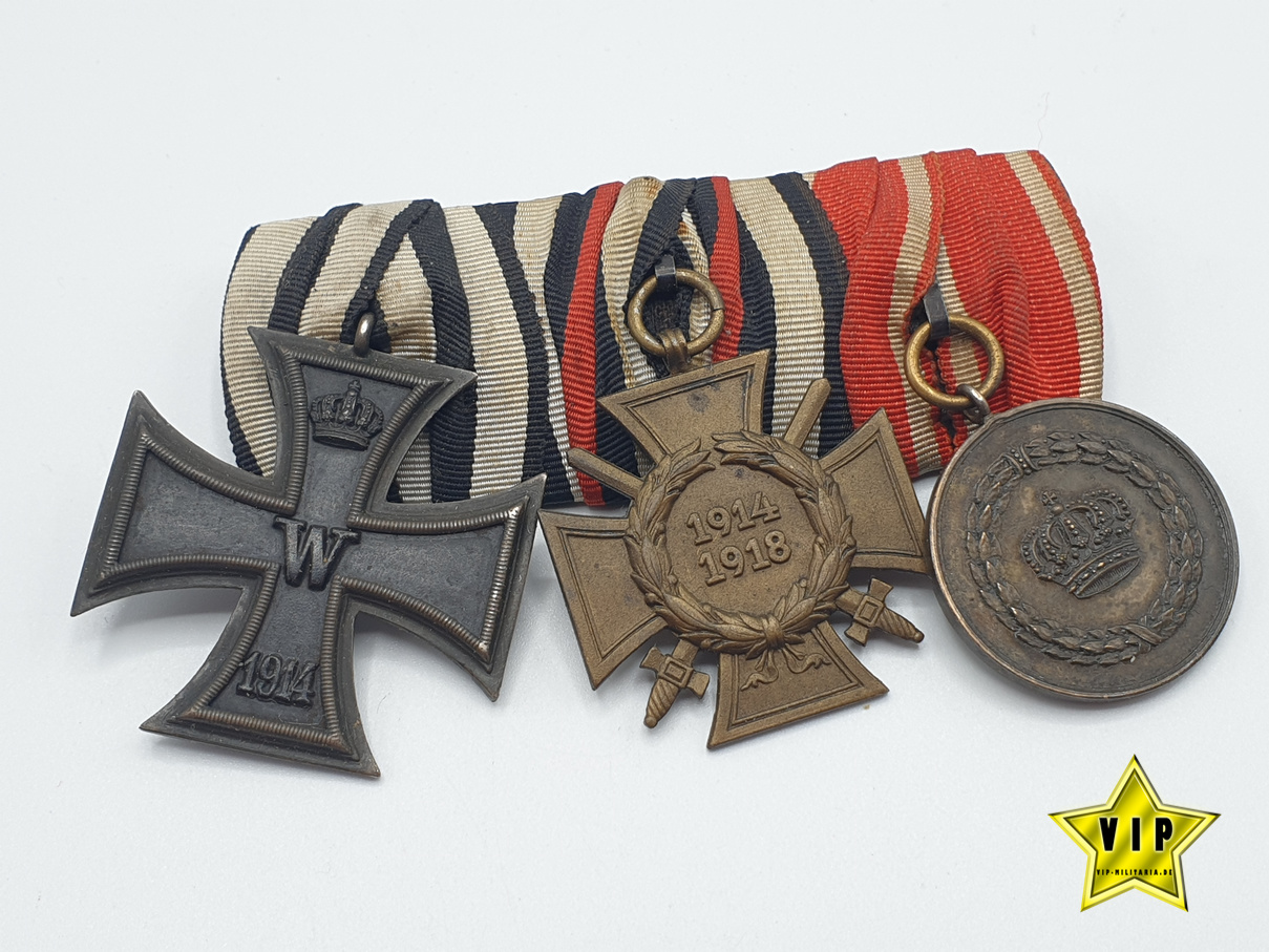 3-fach Spange 1 Weltkrieg Eisernes Kreuz 1914