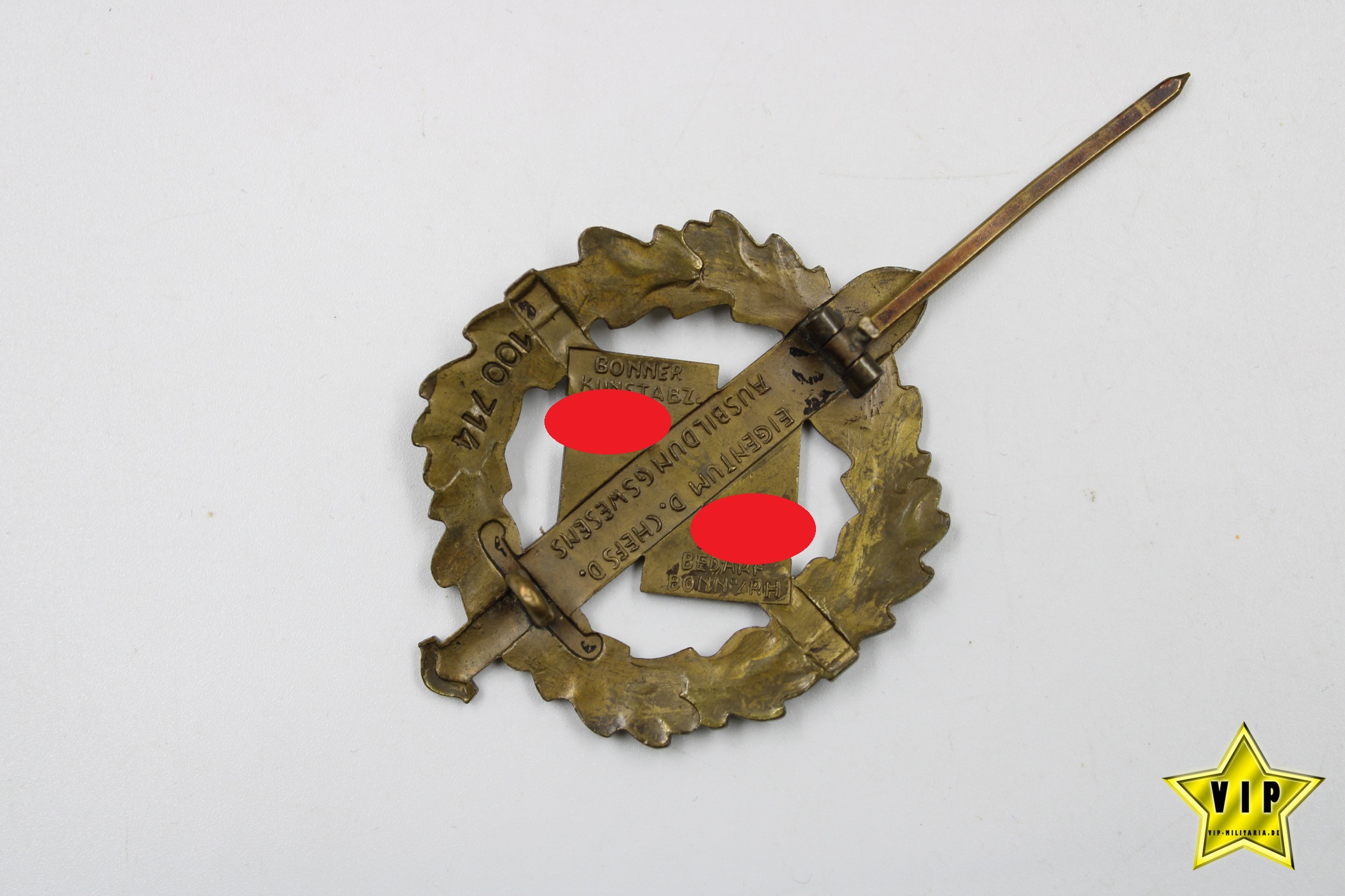 SA Sportabzeichen in Bronze Mitgliedsnummer 100714