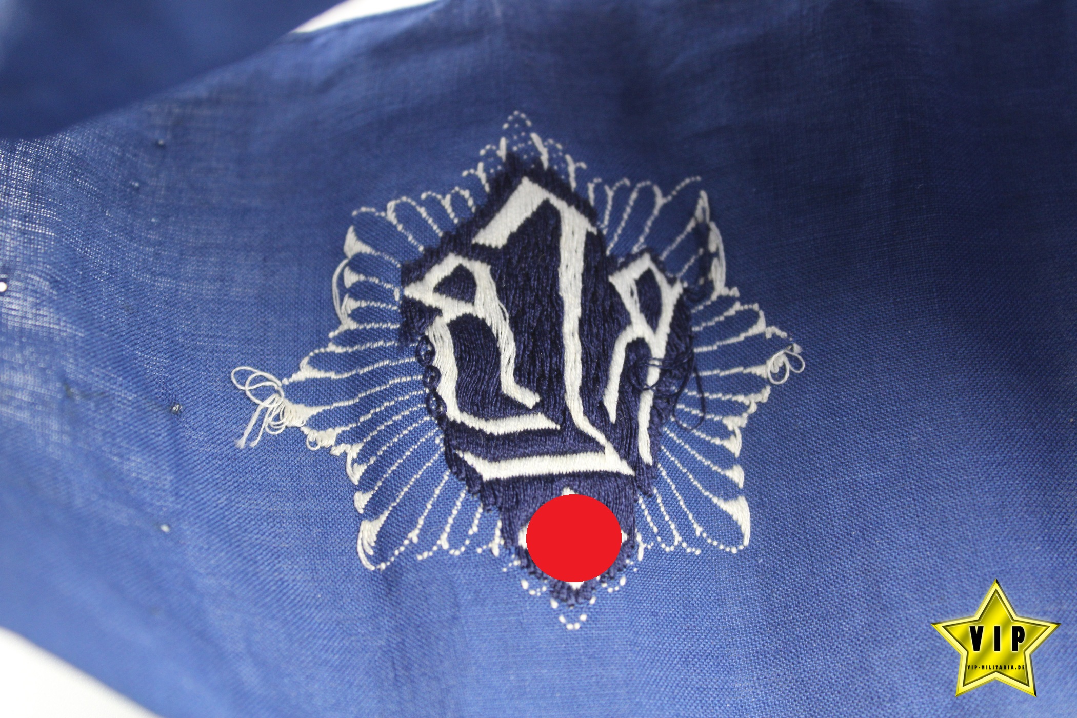 Reichsluftschutz Armbinde gestickte Variante GES.GESCH.