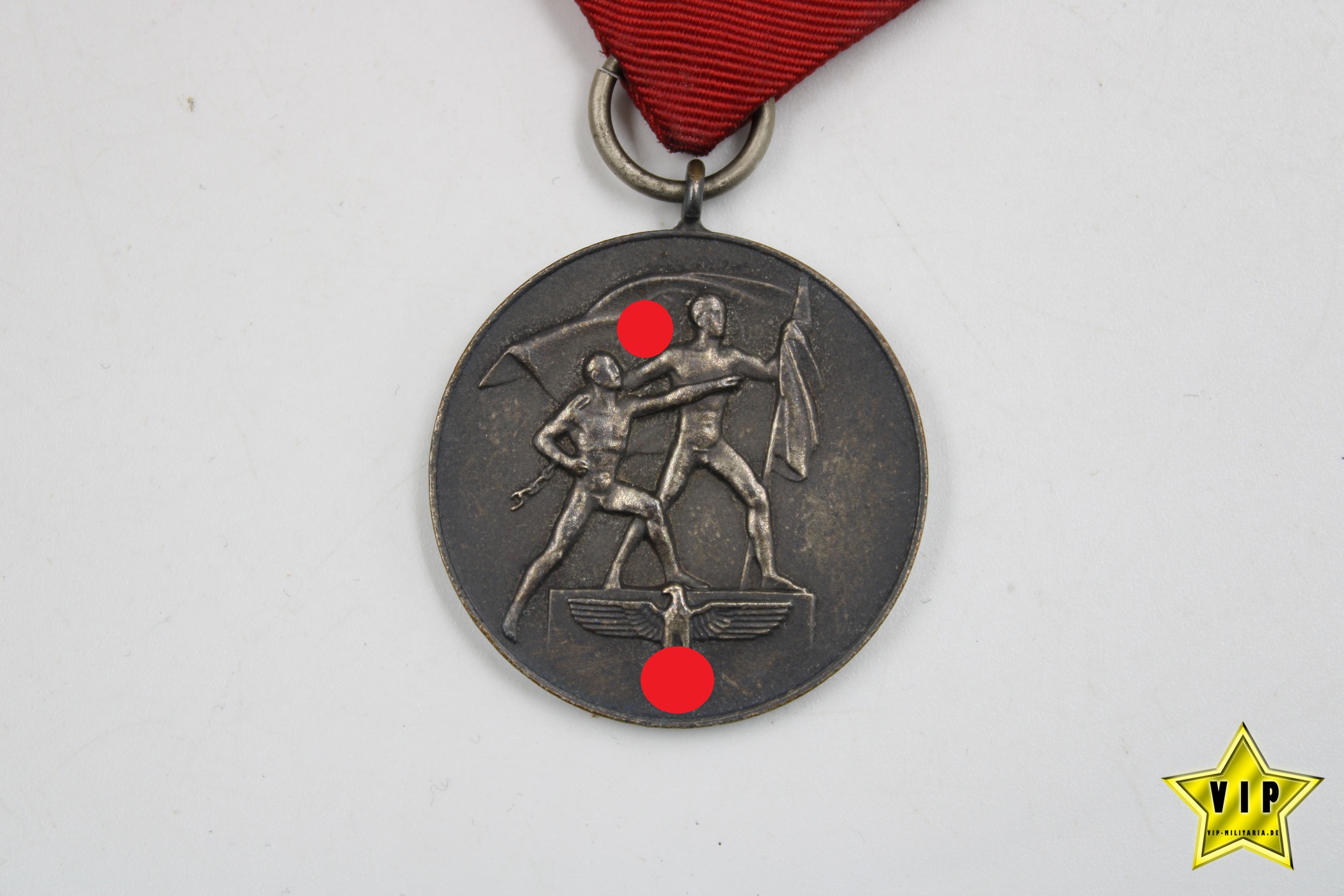 Anschluss Medaille 13. März 1938 Österreich im Verleihungsetui 