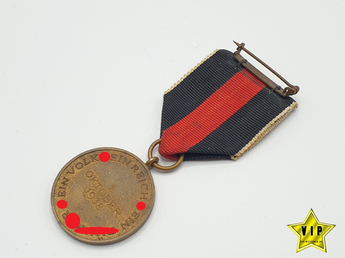 Medaille 1. Oktober Sudetenland Anschlussmedaille