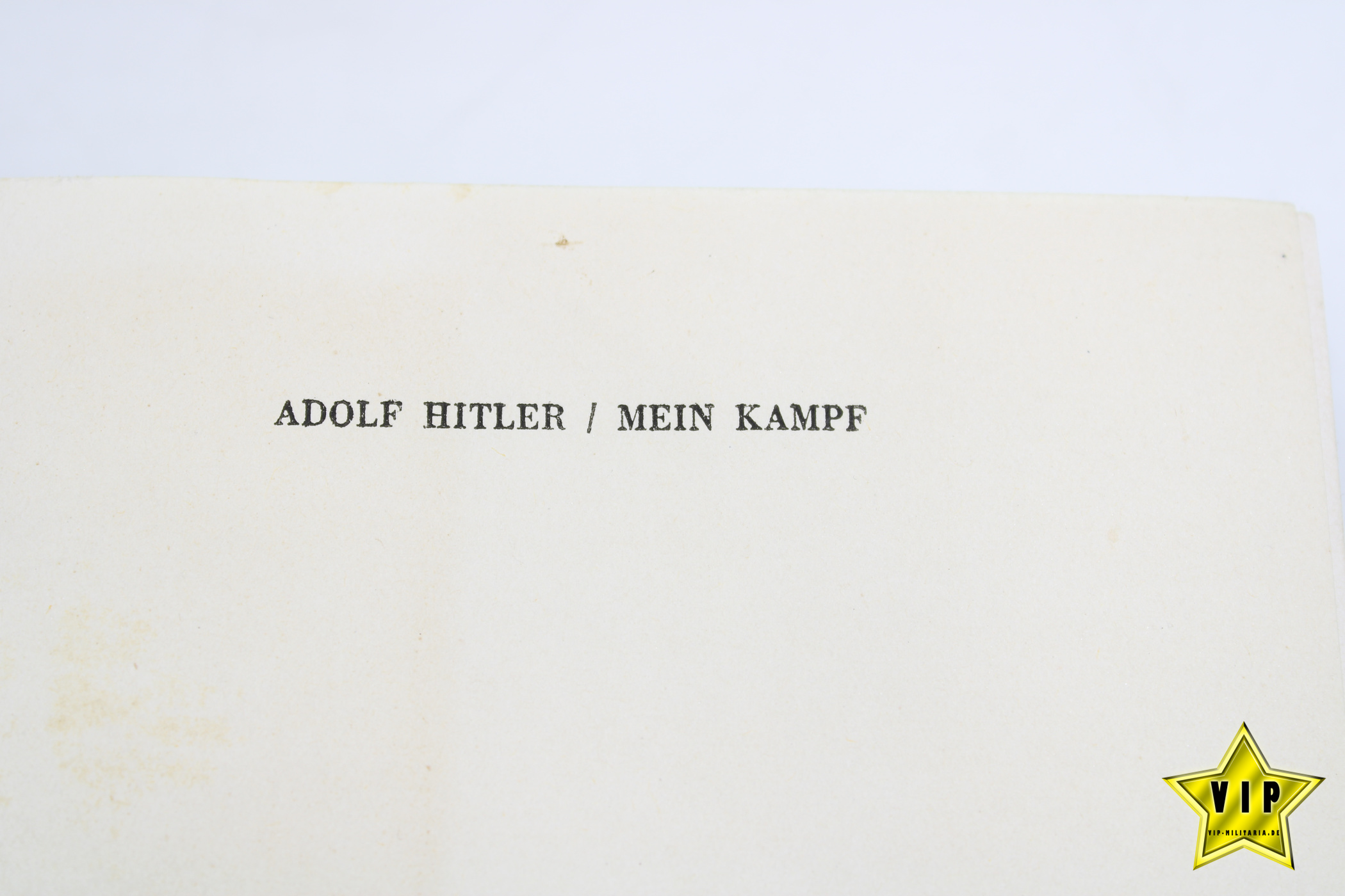 Mein Kampf Volksausgabe 1942 mit Schutzumschlag in Lateinschrift